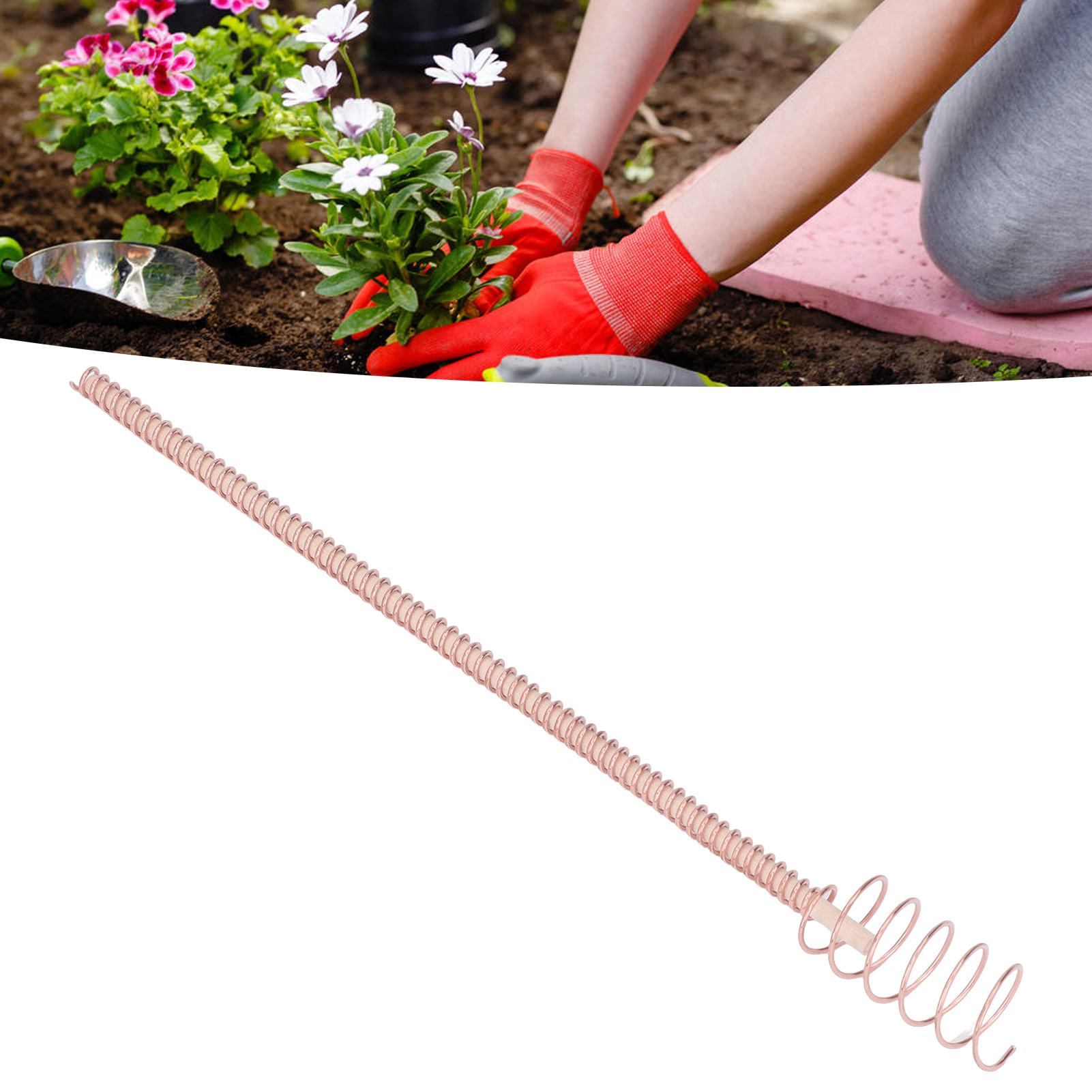 30 Cm (12 Zoll) Kupferspulenantennen-set Für Die Elektrokultur Von Gartenpflanzen Und Gemüse.