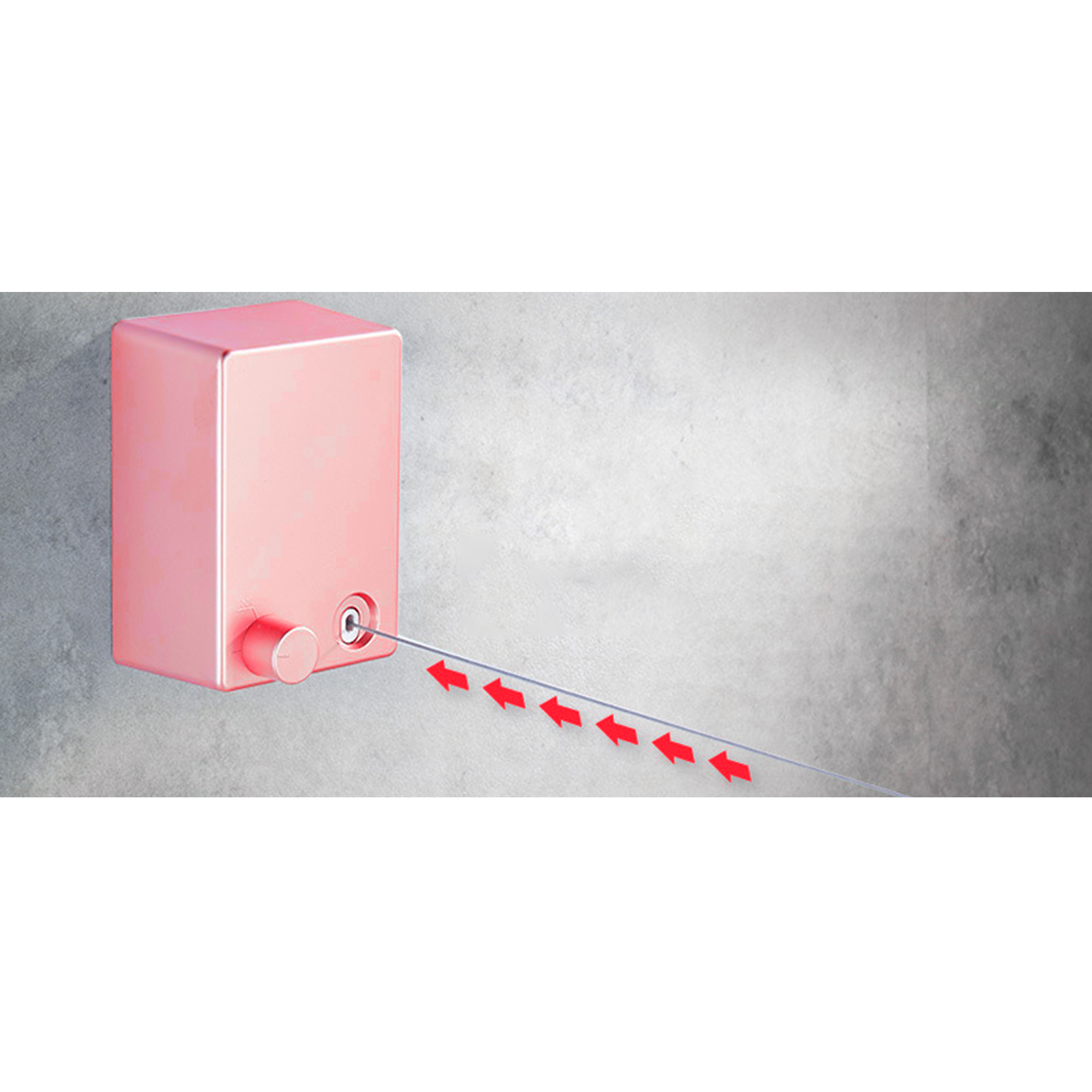Unsichtbare, Bohrfreie, Einziehbare Wäscheleine Aus Stahldraht Für Den Innenbereich Und Balkon, Ideal Zum Wäschetrocknen. Sakura-rosa – Einziehbare Wäscheleine Im Japanischen Stil – Maximale Länge: 4,
