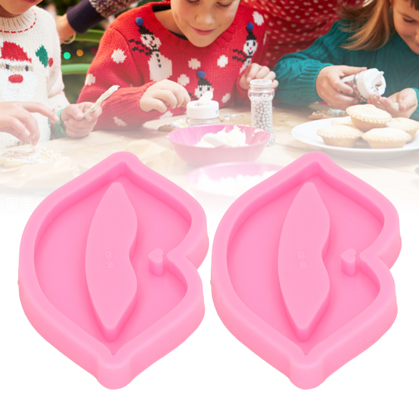 Silikonformen, Formen Zum Dekorieren Von Fondant- Und Schokoladenkuchen, Diy-backutensilien, Im 2er-set Erhältlich