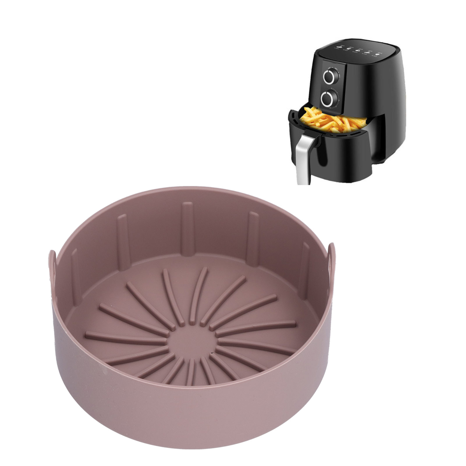 Zubehör Für Heißluftfritteuse, Backblech, Silikontopf, Integrierte 16-cm-kaffeemaschine
