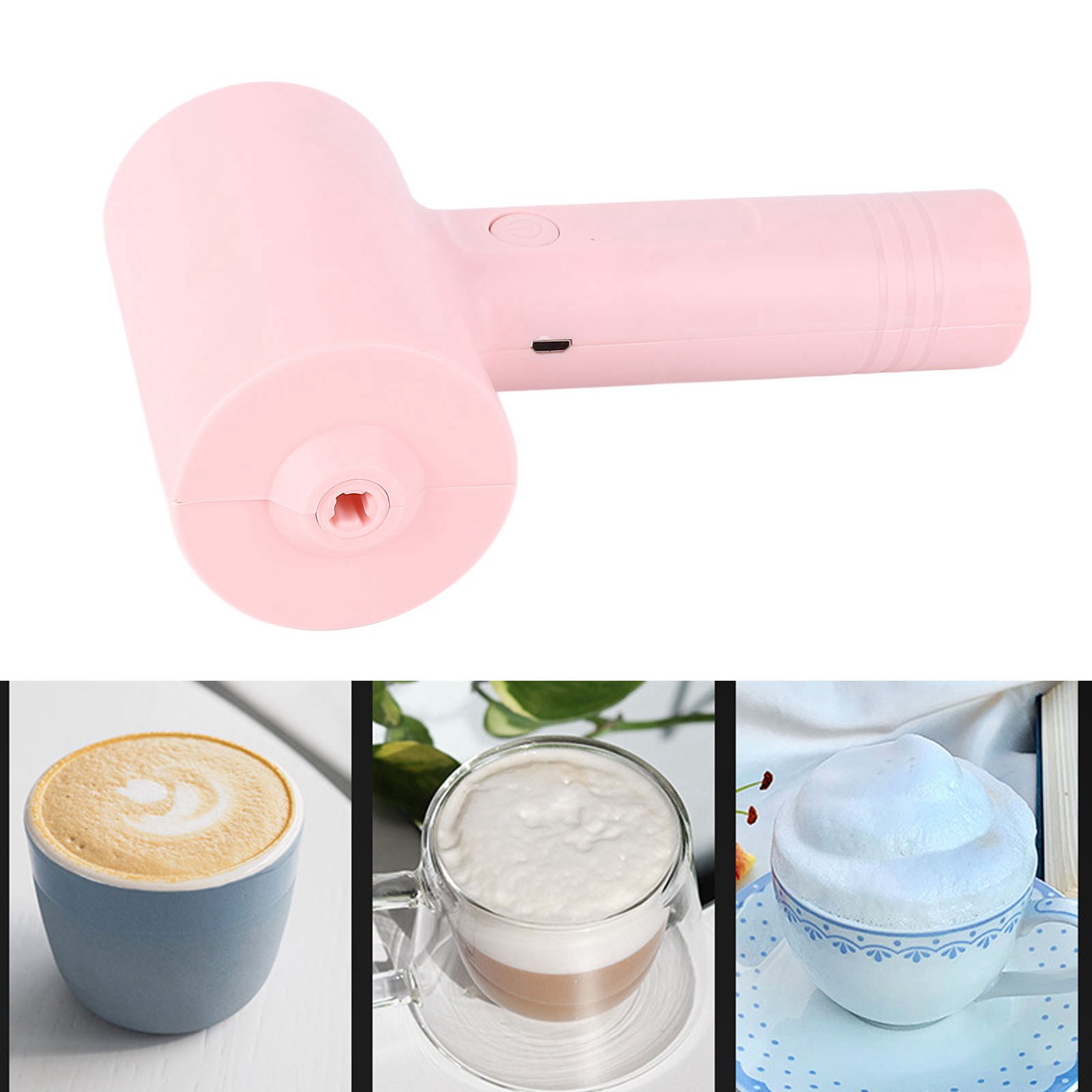 Kabelloser Elektrischer Schneebesen, Tragbarer Schneebesen, Mixer, Pinkes Aktionsmodell Mit Doppelgriff