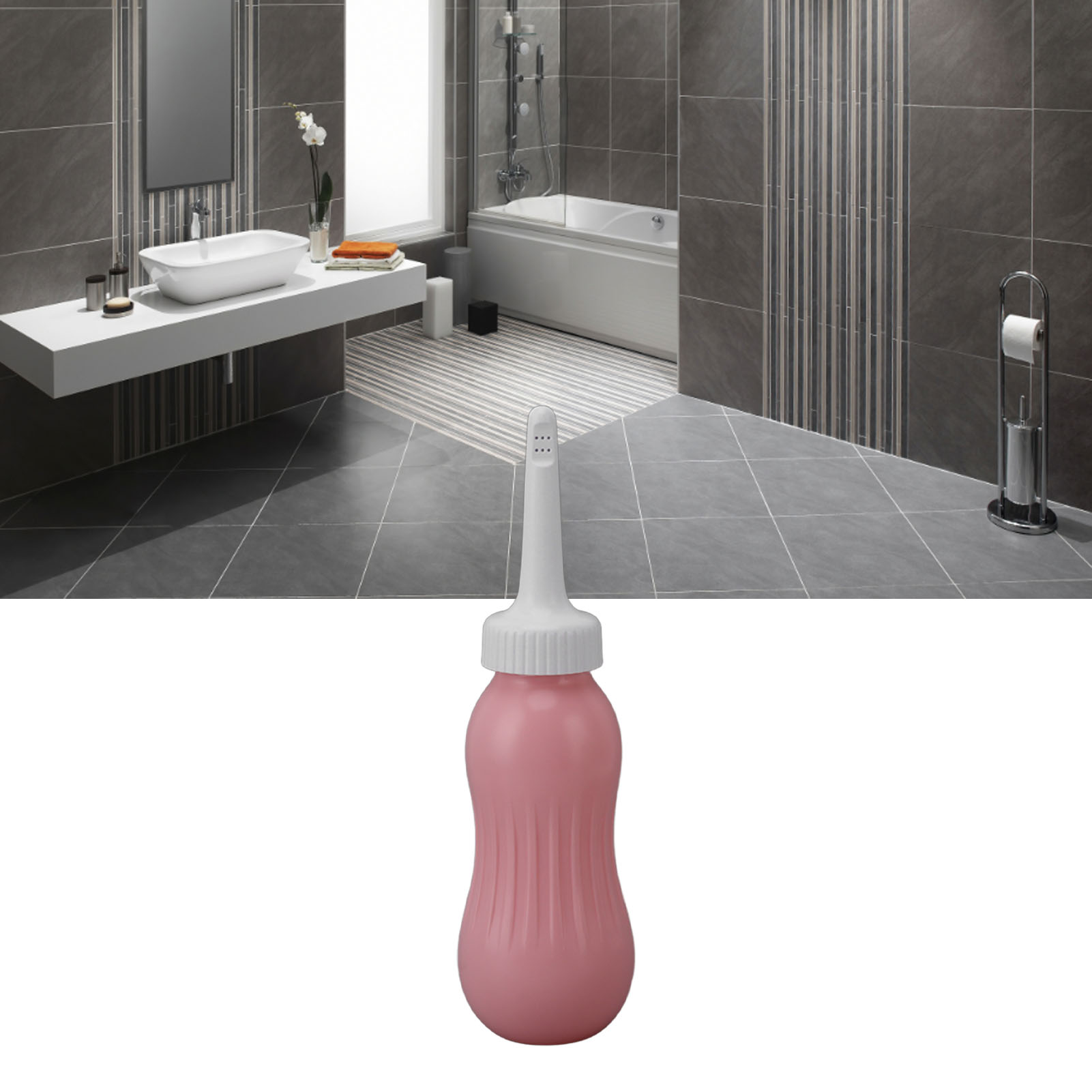 Tragbares Bidet, Tragbarer Analirrigator, Rosa Für Schwangere Und Frauen Nach Der Geburt.