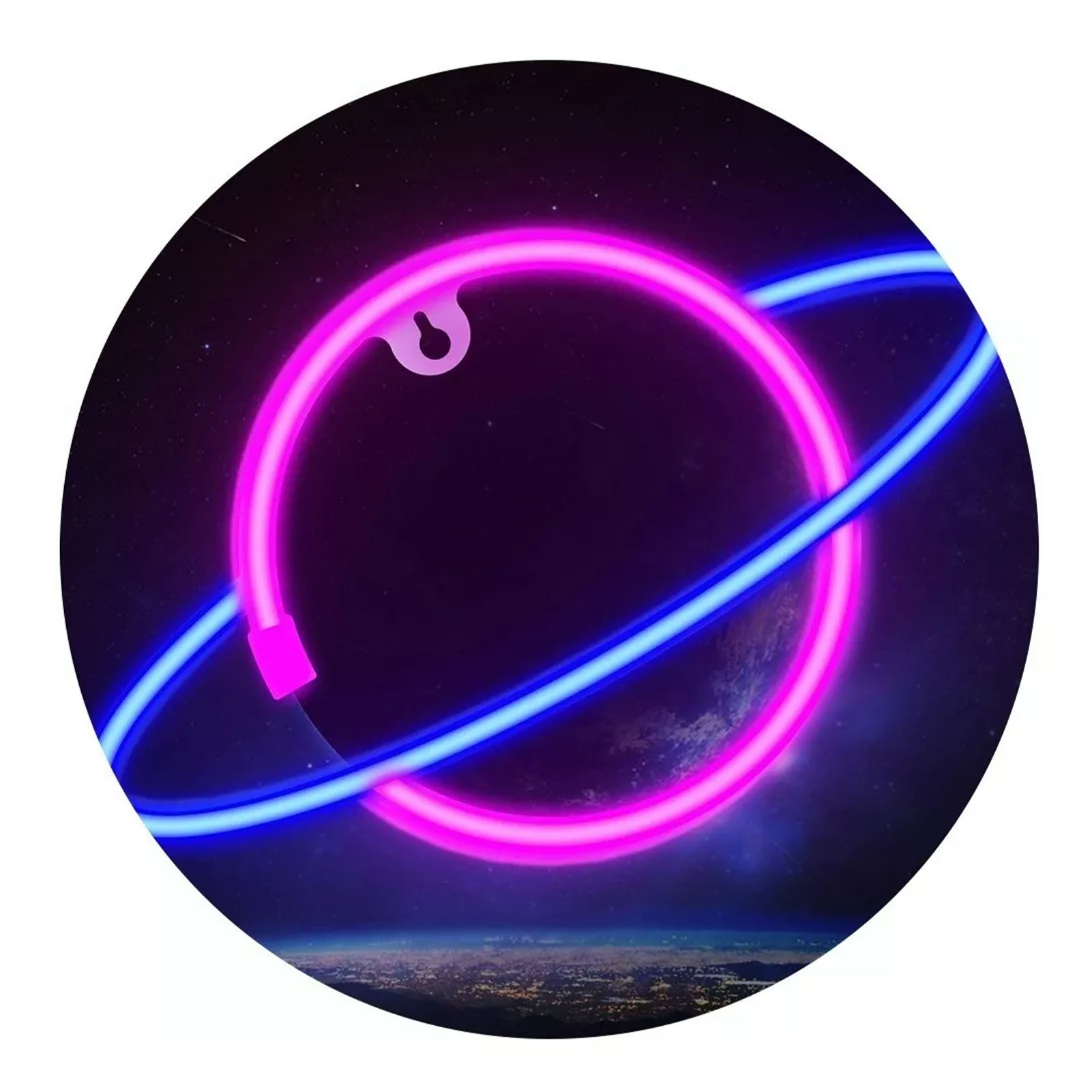 Dekorative Neonlichter, Planetenförmige Led-lichtleisten