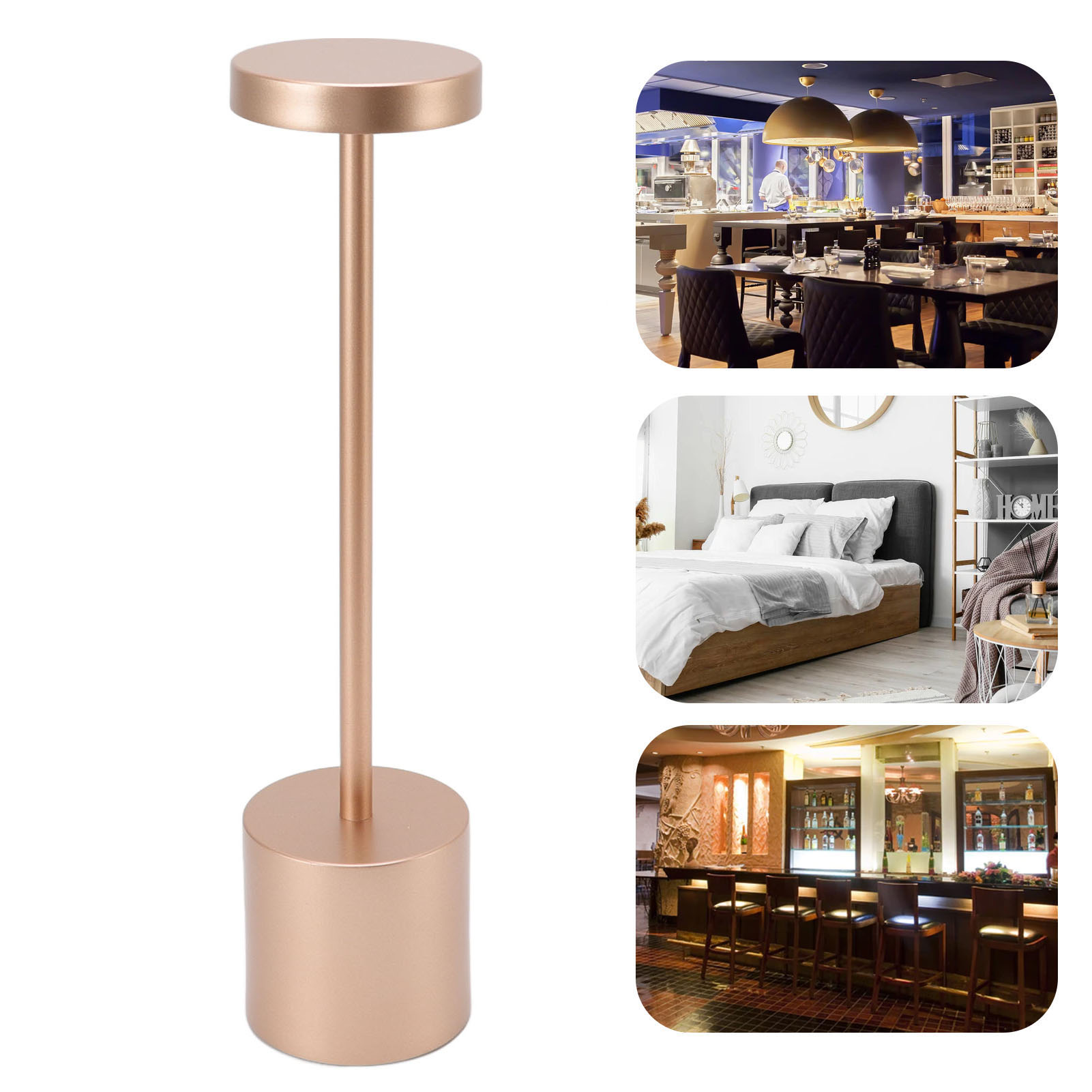 Led-touch-tischleuchte, 3 Einstellbare Farben, Dekorative Schreibtischlampe Für Den Innenbereich, Kreatives Und Personalisiertes Nachtlicht, Nordischer Stil, Bürodekoration Für Hotels Und Restaurants,