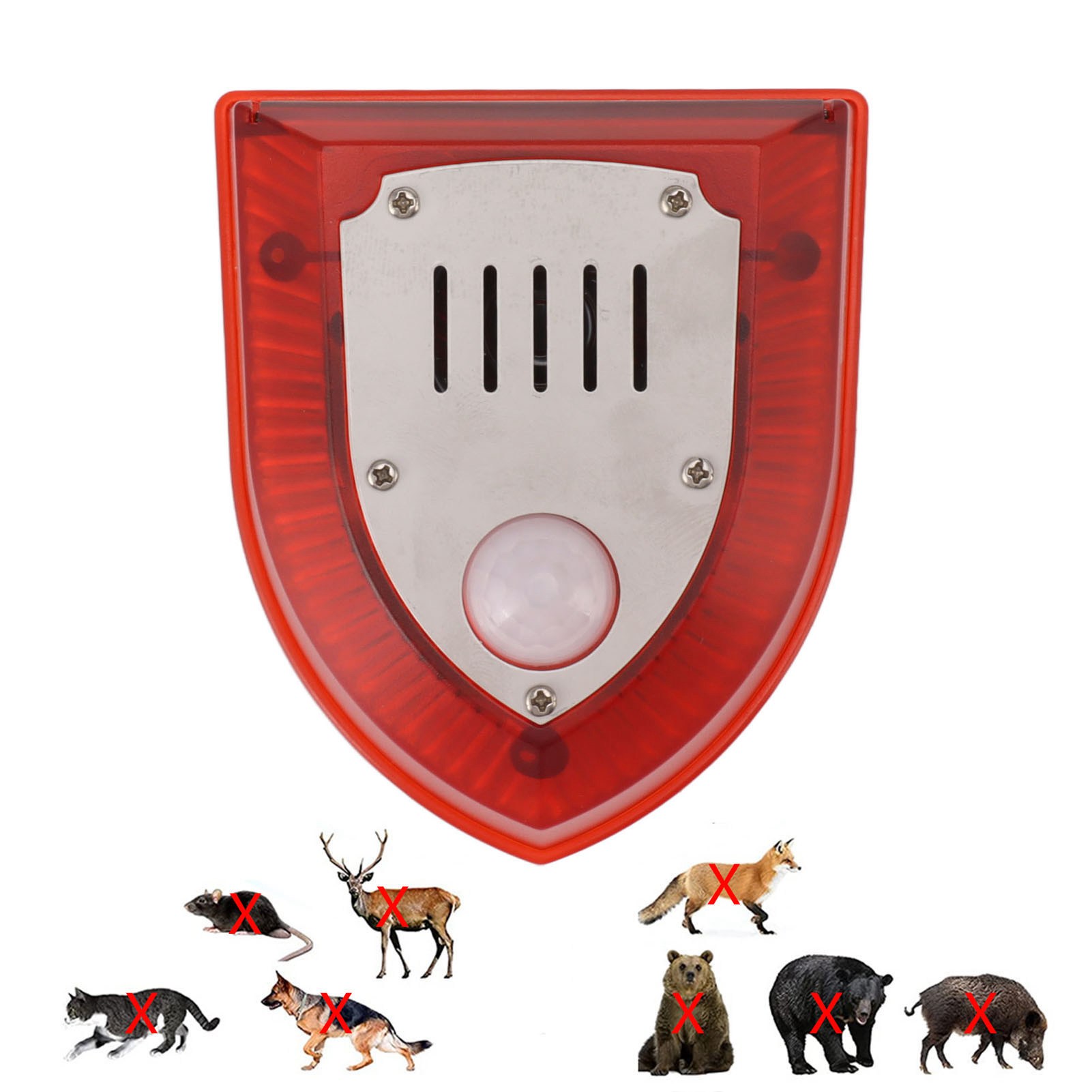 Solar-alarmsystem Für Viehbetriebe, Diebstahlalarm, Harmloser Solardeflektor, Lichtabwehr Gegen Wildschweine, Außenalarmsystem.