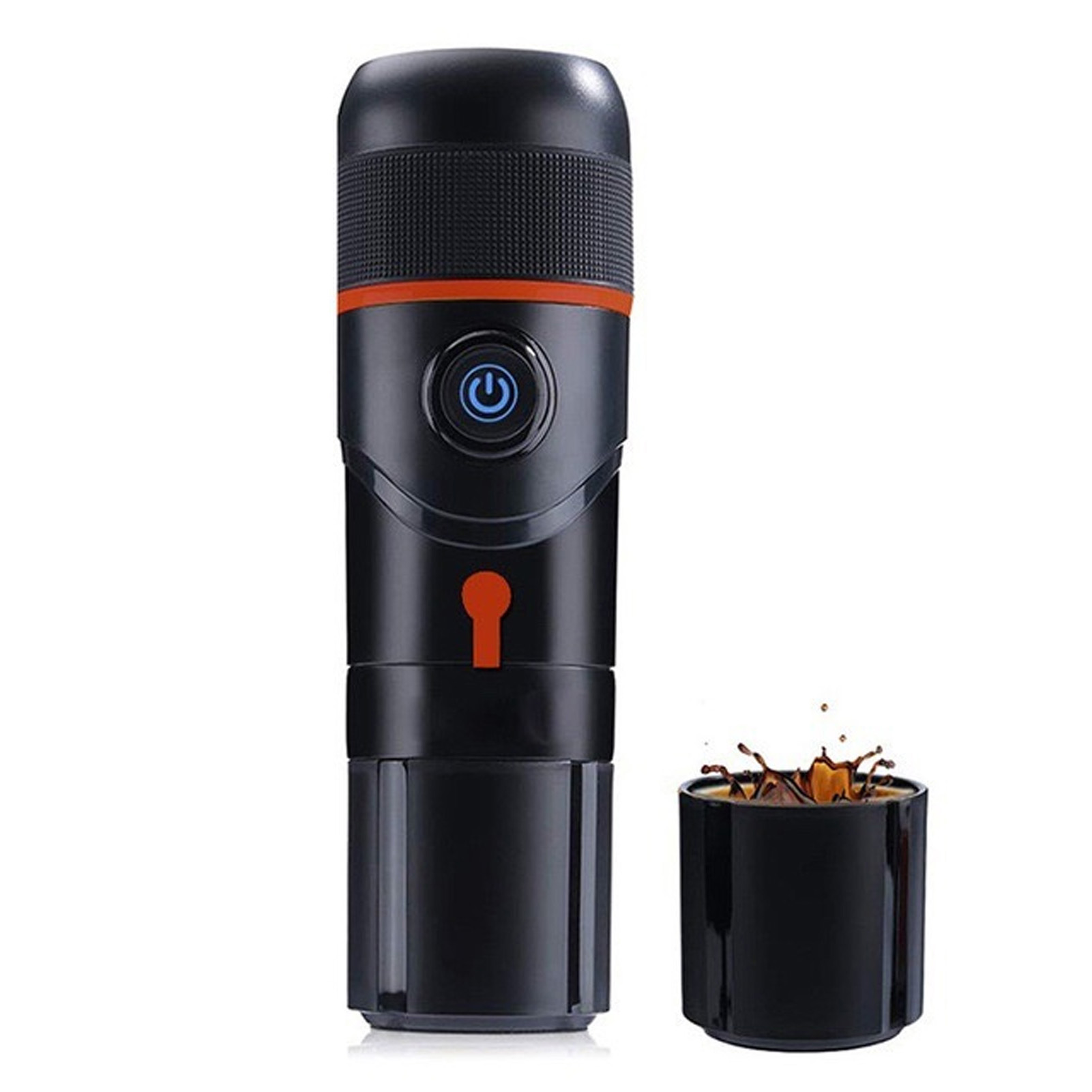 3-in-1 Espressomaschine, 15-bar-kapselkaffeemaschine Mit Heizfunktion, Geeignet Für Auto Und Zuhause, Tragbare Kapselkaffeemaschine, Bpa-frei, Rot.