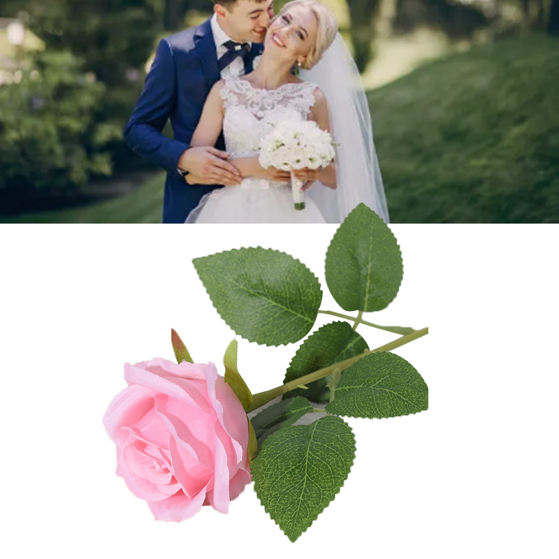 Künstliche Rosen, Seidenblumen, Dekorationen Fürs Wohnzimmer, Einzelne Rote Rosen, Künstliche Blumensträuße, Rosen.