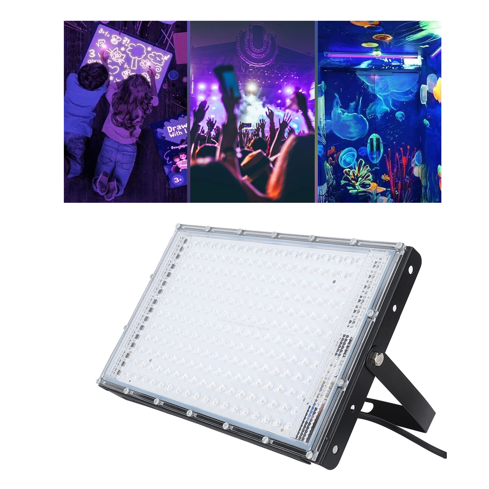 Uv-projektor, Hochleistungs-uv-lampe Für Den Außenbereich, Wasserdicht Ip66, 395 Nm, Zum Aushärten Von Uv-klebstoffen, Für Partybeleuchtung, Bühnenbeleuchtung, Zum Aushärten Von Uv-klebstoffharzfarbe