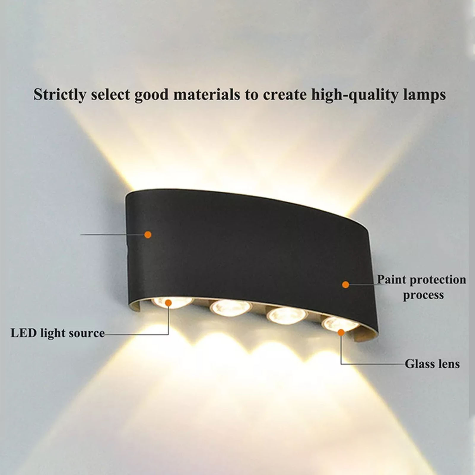 Led-wandleuchte Im Retro-stil, Nachttischlampe Fürs Schlafzimmer, Wandleuchte Für Hotellounge Und Treppenhaus, Wandleuchte Für Den Innenbereich.