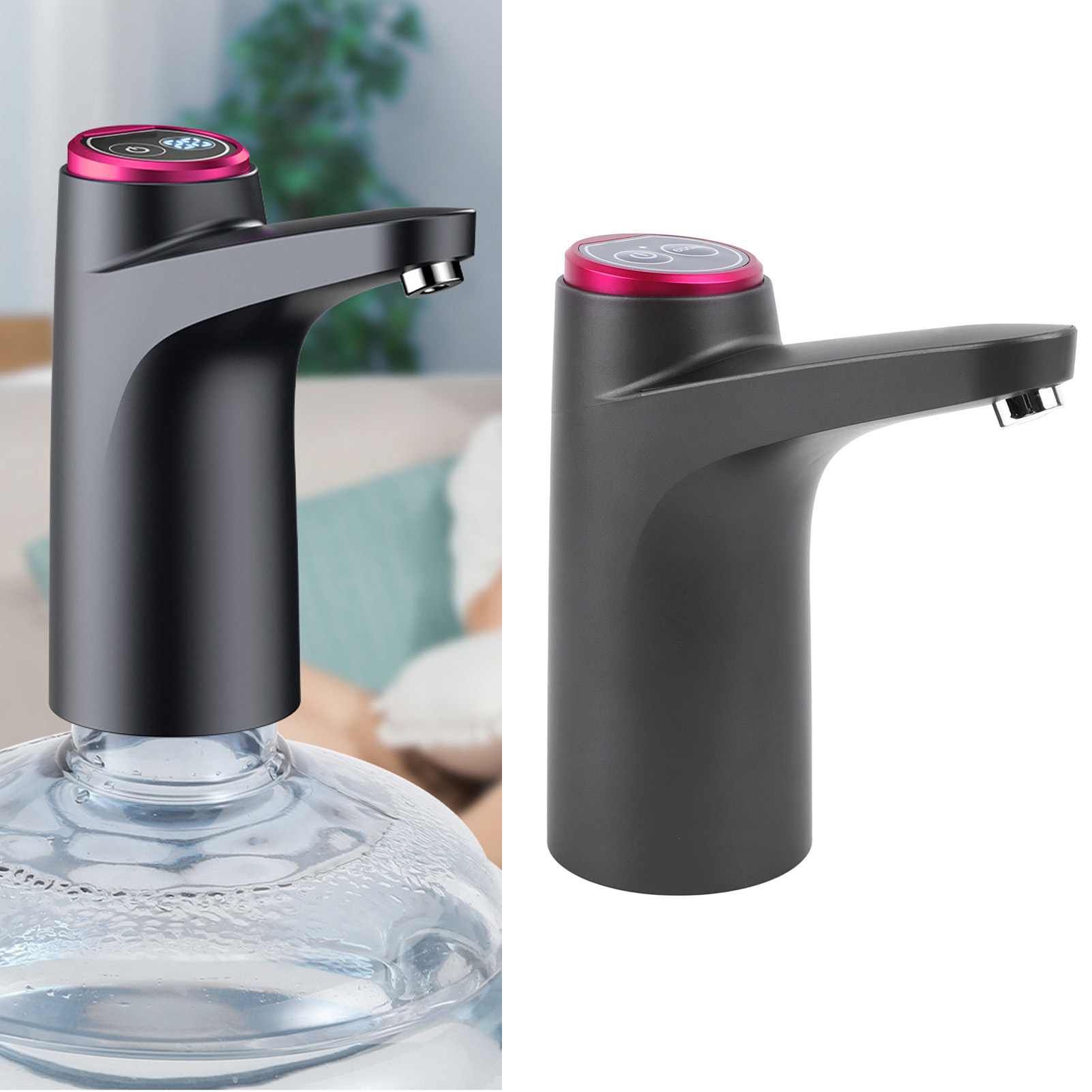 Elektrische Wasserpumpe, Automatischer Wasserspender Für Haushaltswasserflaschen, Wiederaufladbares, Kabelloses Wasserversorgungsgerät Für Mineralwasser