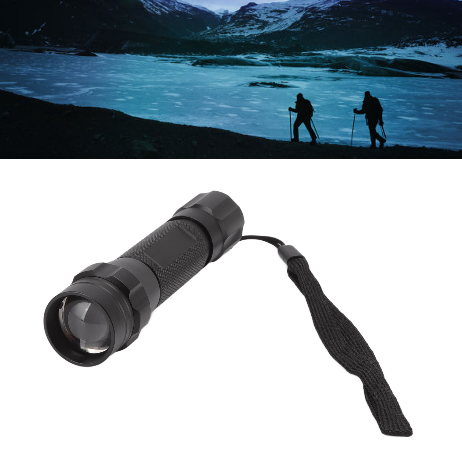 Blaulicht-taschenlampe, Led-jagd-taschenlampe, Zoombare Outdoor-taschenlampe Zur Blutspurensuche