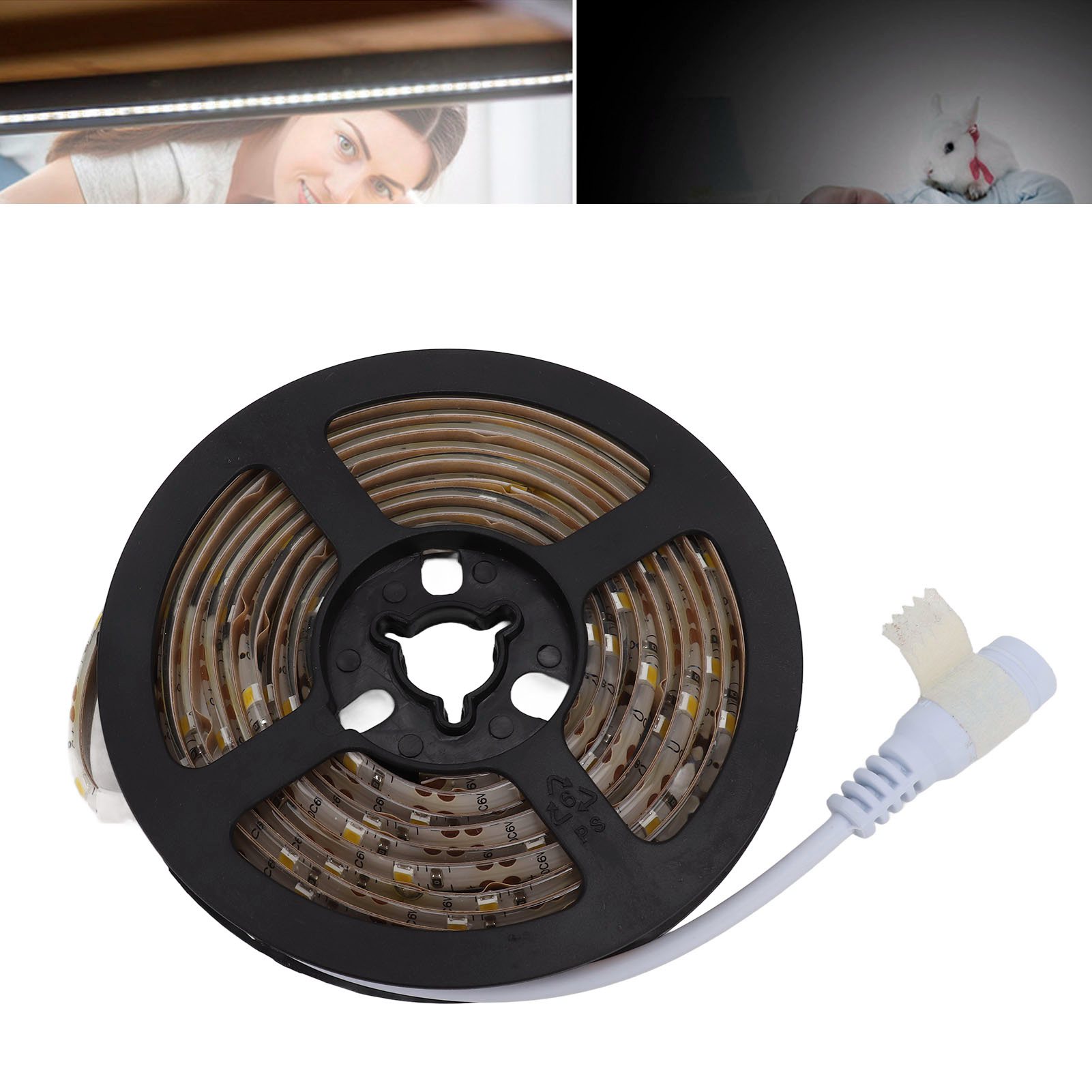 Led-streifen Mit Batteriefach, Induktionsbetrieb, Wasserdichte Beleuchtung Für Möbel, 12 V, Unter Dem Bett, Innenbeleuchtung Für Wohnzimmer, Dekorativer Lichtstreifen.