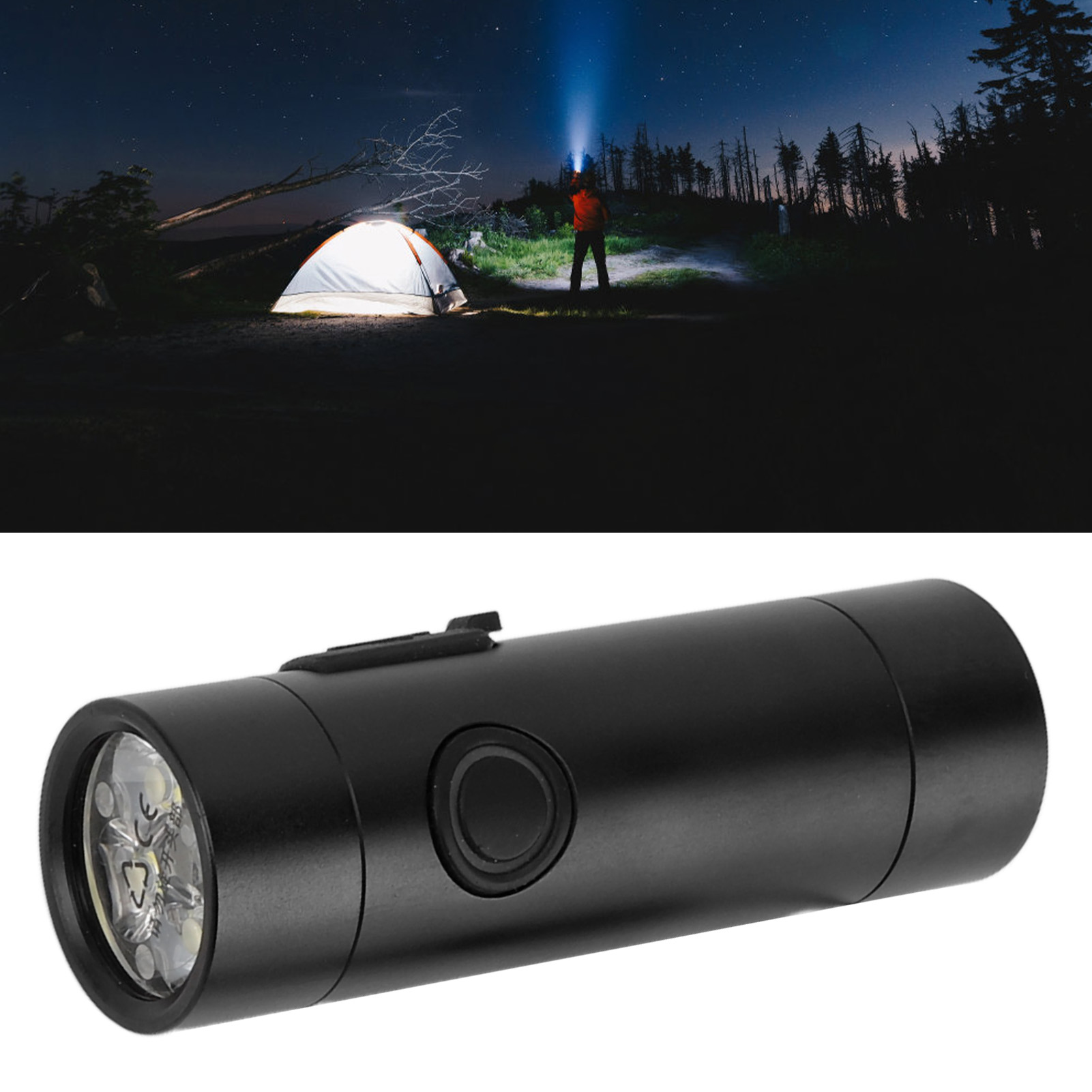 Mini-taschenlampe Für Den Täglichen Gebrauch Im Freien Mit 4 Leds, Hoher Helligkeit, Notfallreparatur Und Ladefunktion.