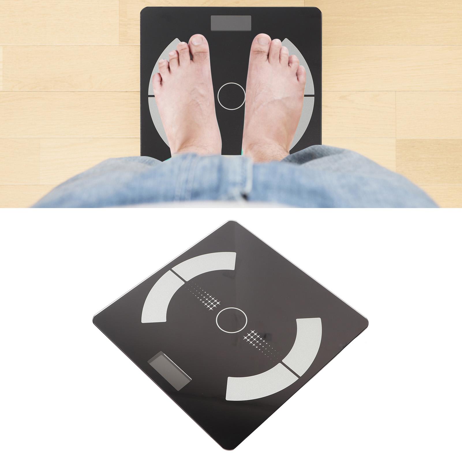 Körperanalysewaage Für Zuhause, Wiederaufladbare Elektronische Waage, Bluetooth-körperanalysewaage, Elektronische Badezimmerwaage