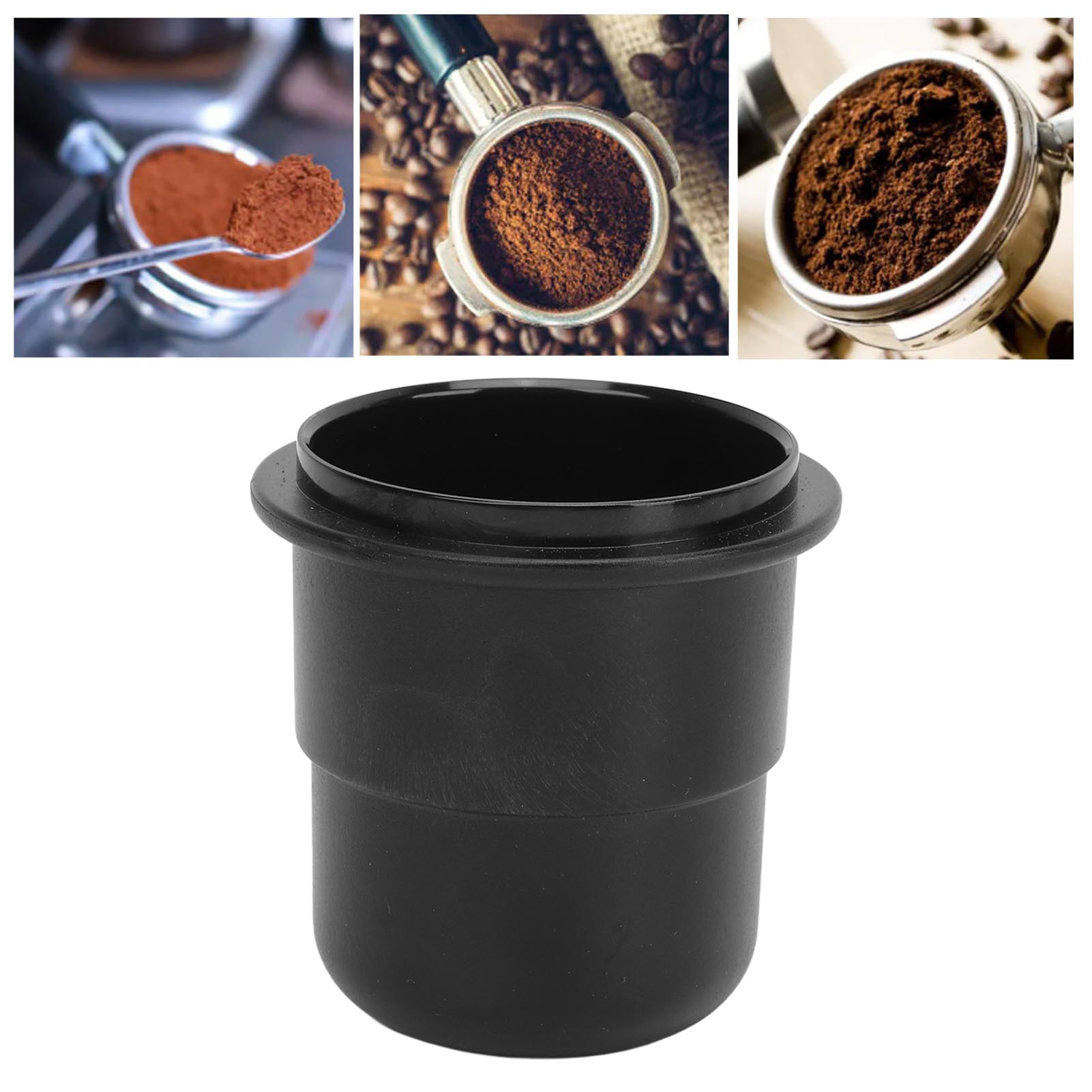 Kaffeepulverspender, 58 Mm, Für Kaffeemühlen, Tropffreies Pulver, Schwarz, 58 Mm.