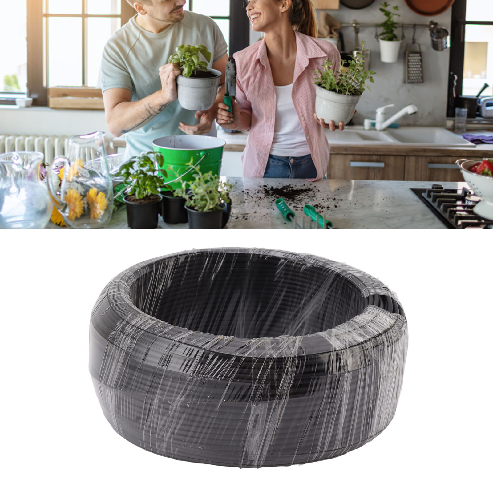 Schwarzer Aluminiumdraht Für Gartenbonsai, 500 G, 1,5 Mm