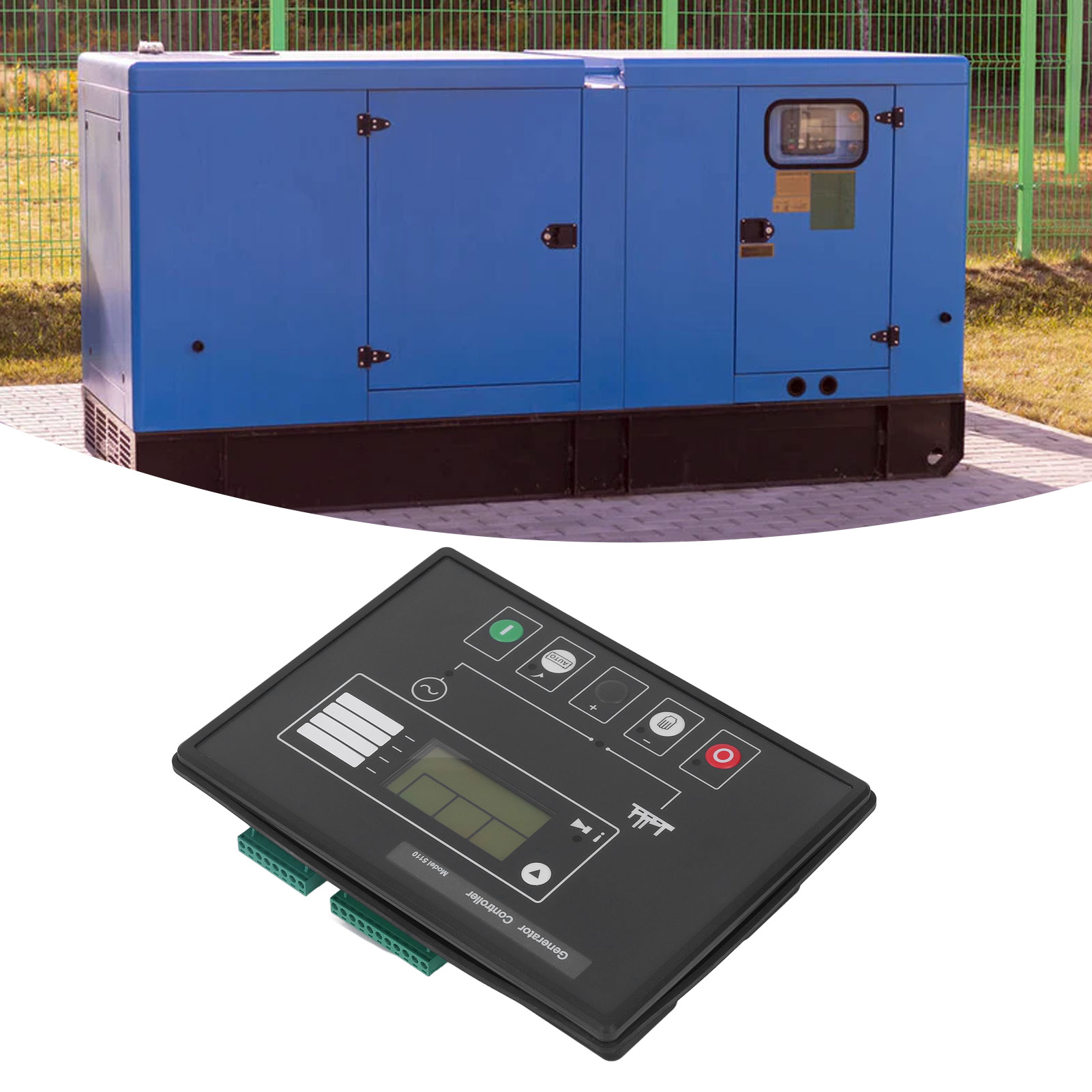 5110 Dieselgenerator-steuerung, Dieselmotorteile, Lcd-bildschirm, Bedienfeld Des Automatischen Startmoduls
