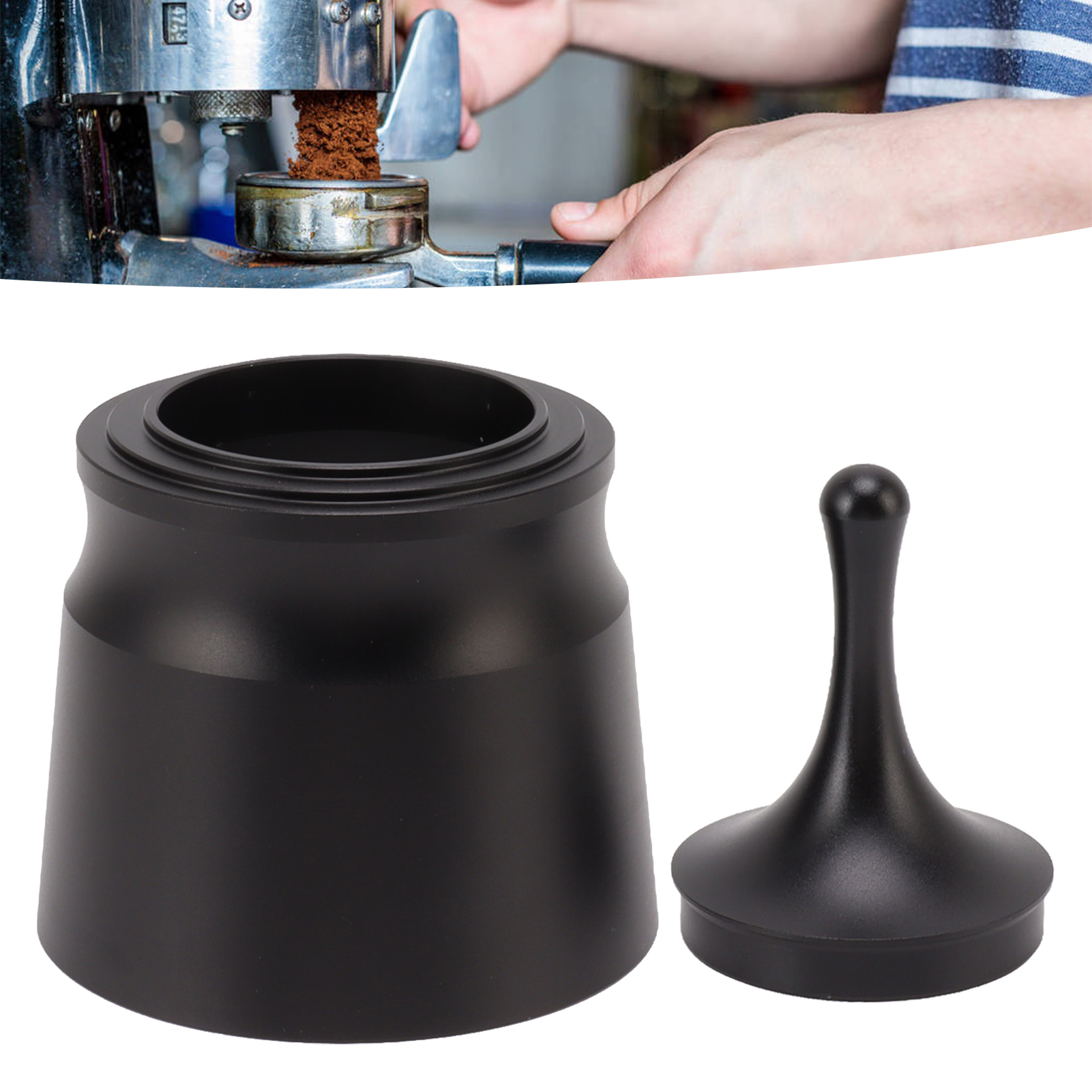 Ek43 Kaffeepulverbehälter, Filterhalter Für Kaffeemaschinen, Spritzschutz. Hinweis: Bitte Mit Luftpolsterfolie Umwickeln.