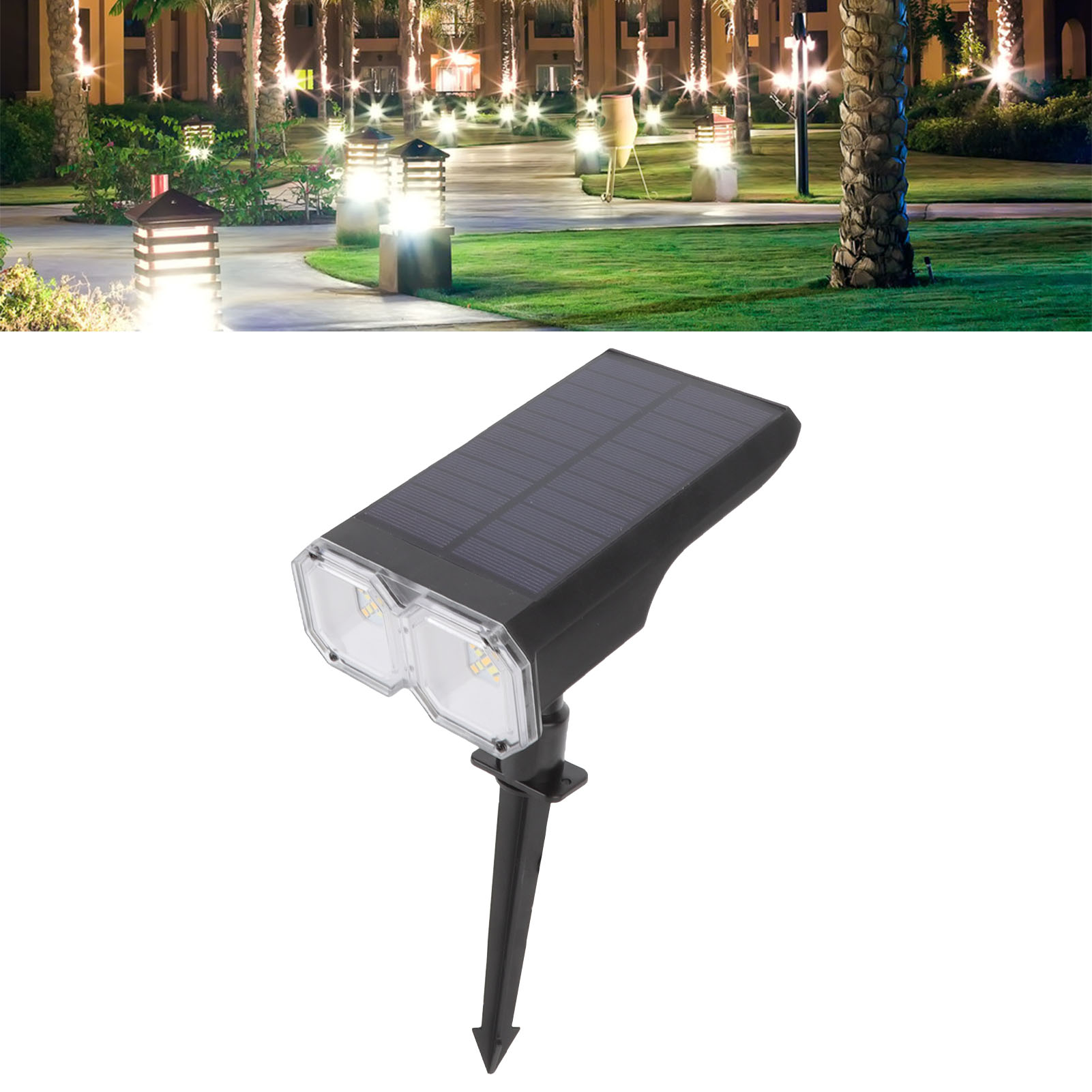Solar-bodenleuchten, Gartenleuchten, Wasserdichte Led-außenbeleuchtung