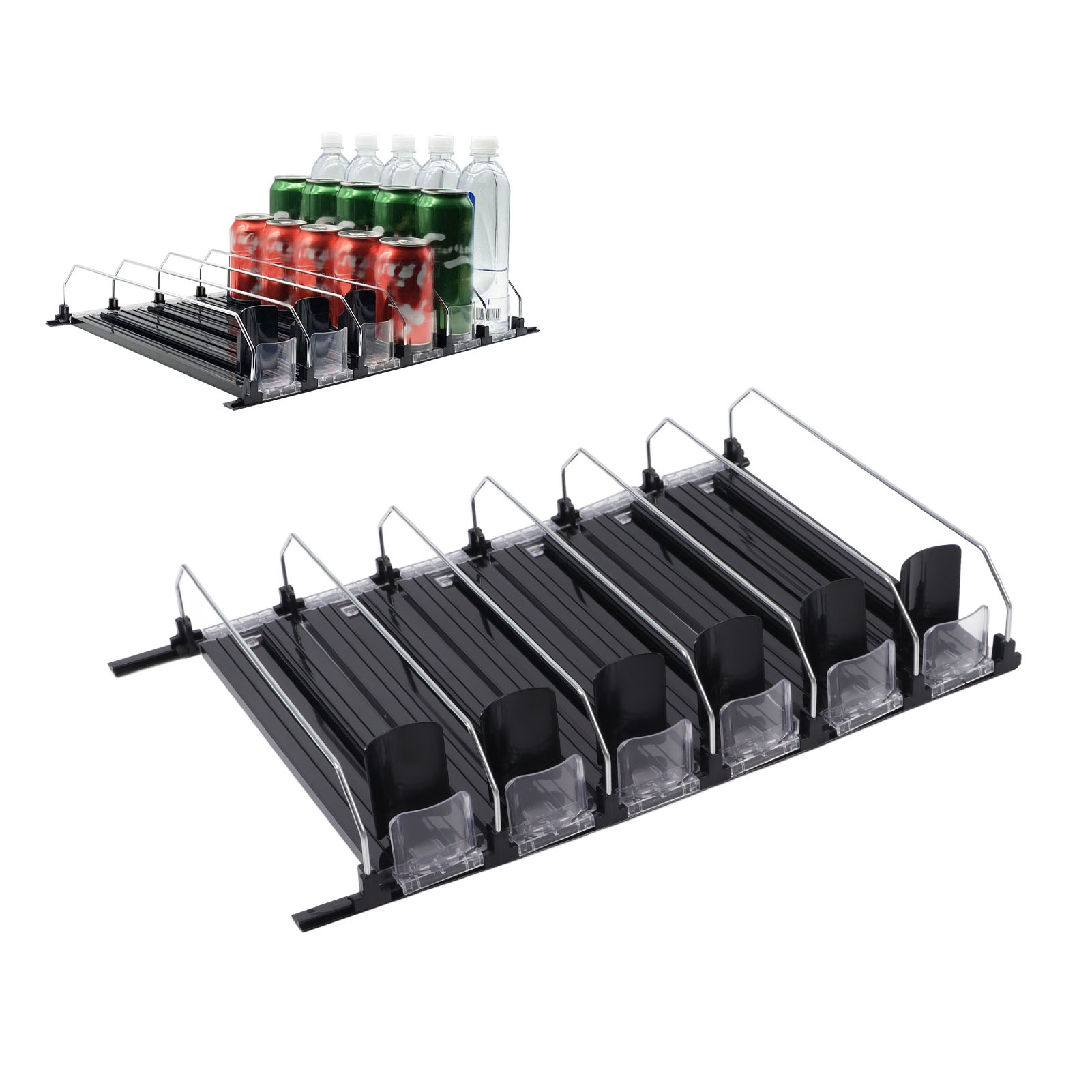 Automatischer Getränkespender, Serie E, Schwarz, 6er-pack, 31 Cm