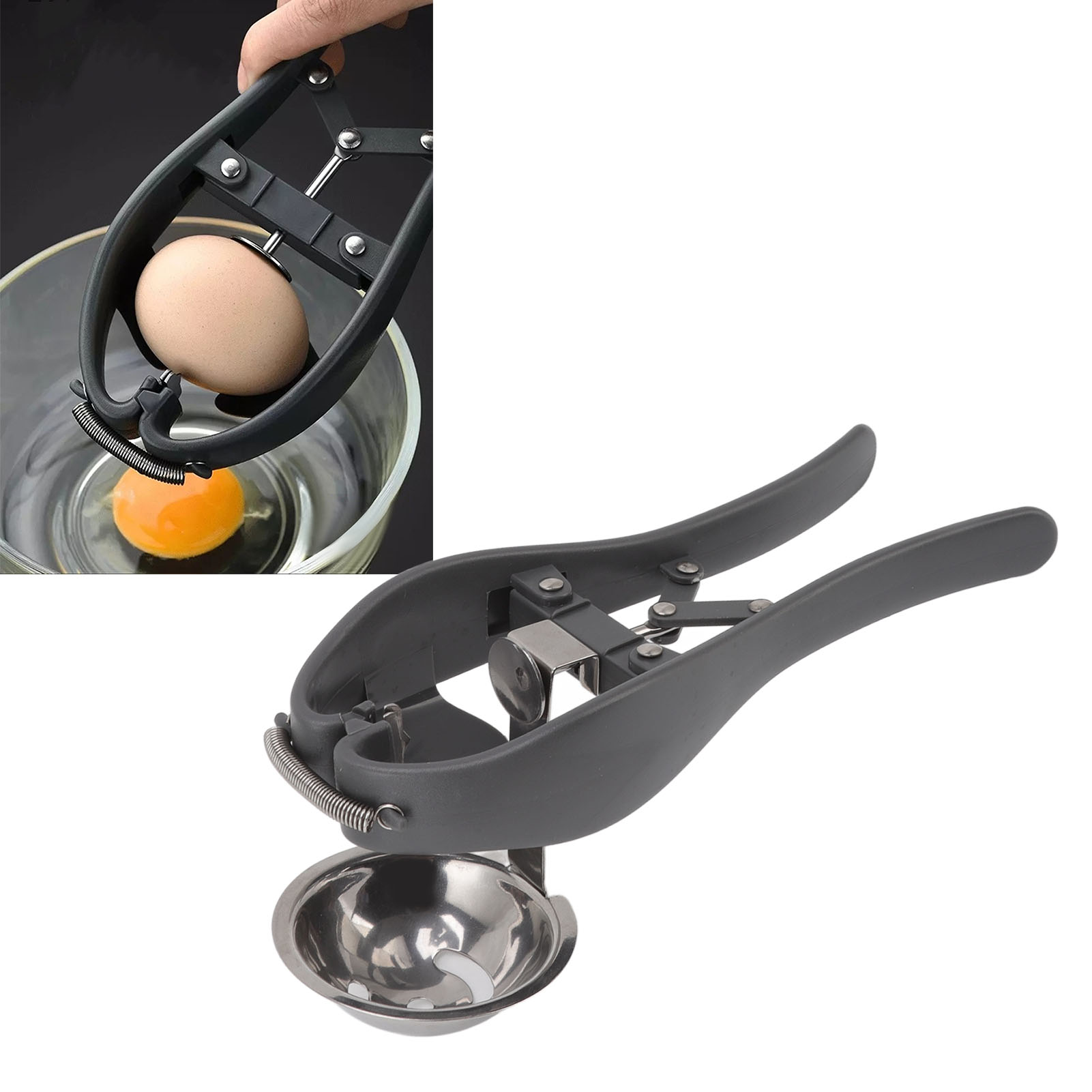 Eieröffner Aus Edelstahl 304, Eierknacker, Werkzeug Zum Schnellen Verquirlen Von Eiern, Küchenaccessoire