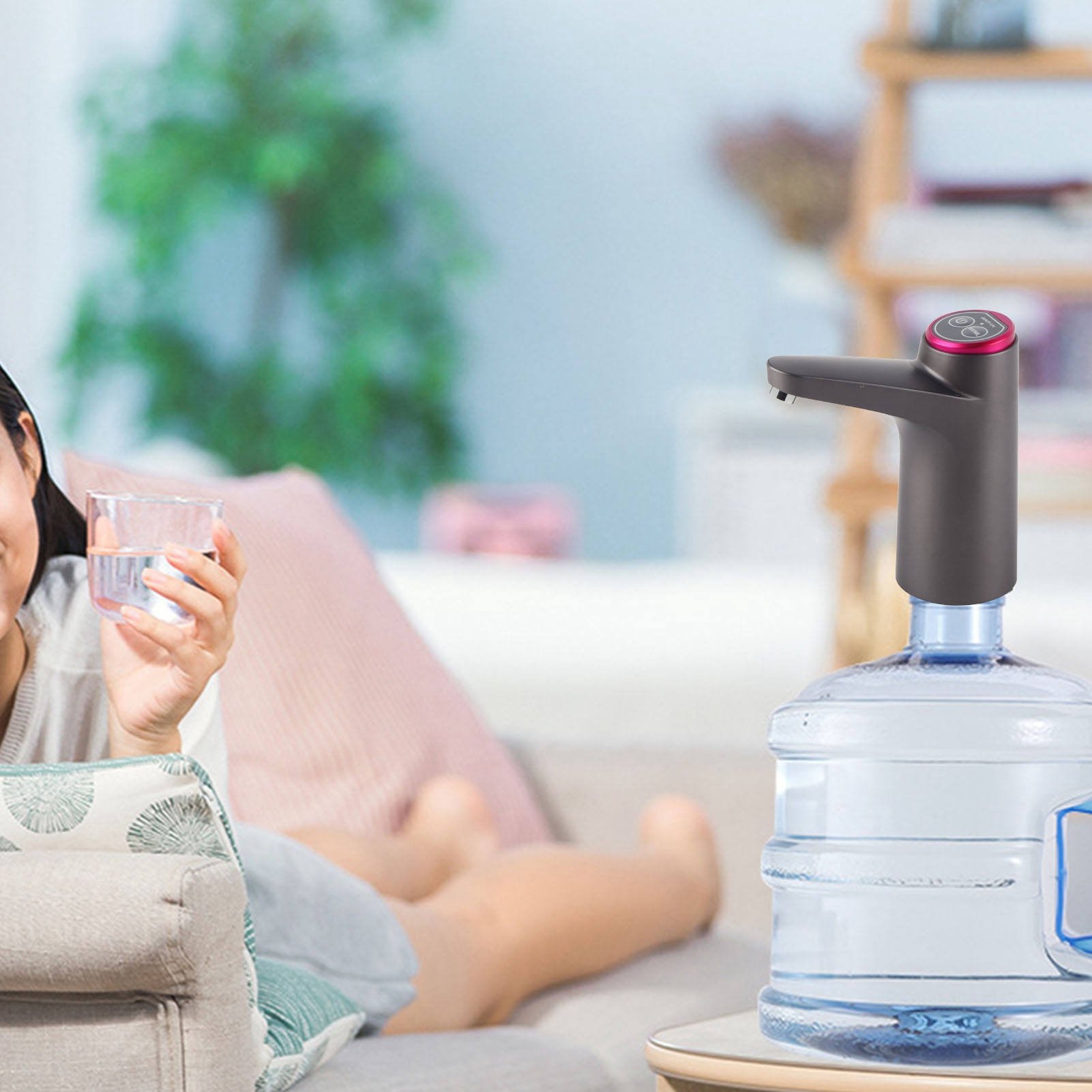 Dasen Elektrische Wasserpumpe, Automatische Flaschenwasserpumpe, Wasserspender Für Zuhause, Wiederaufladbarer Mineralwasserspender Mit Eingebautem Lithium-akku