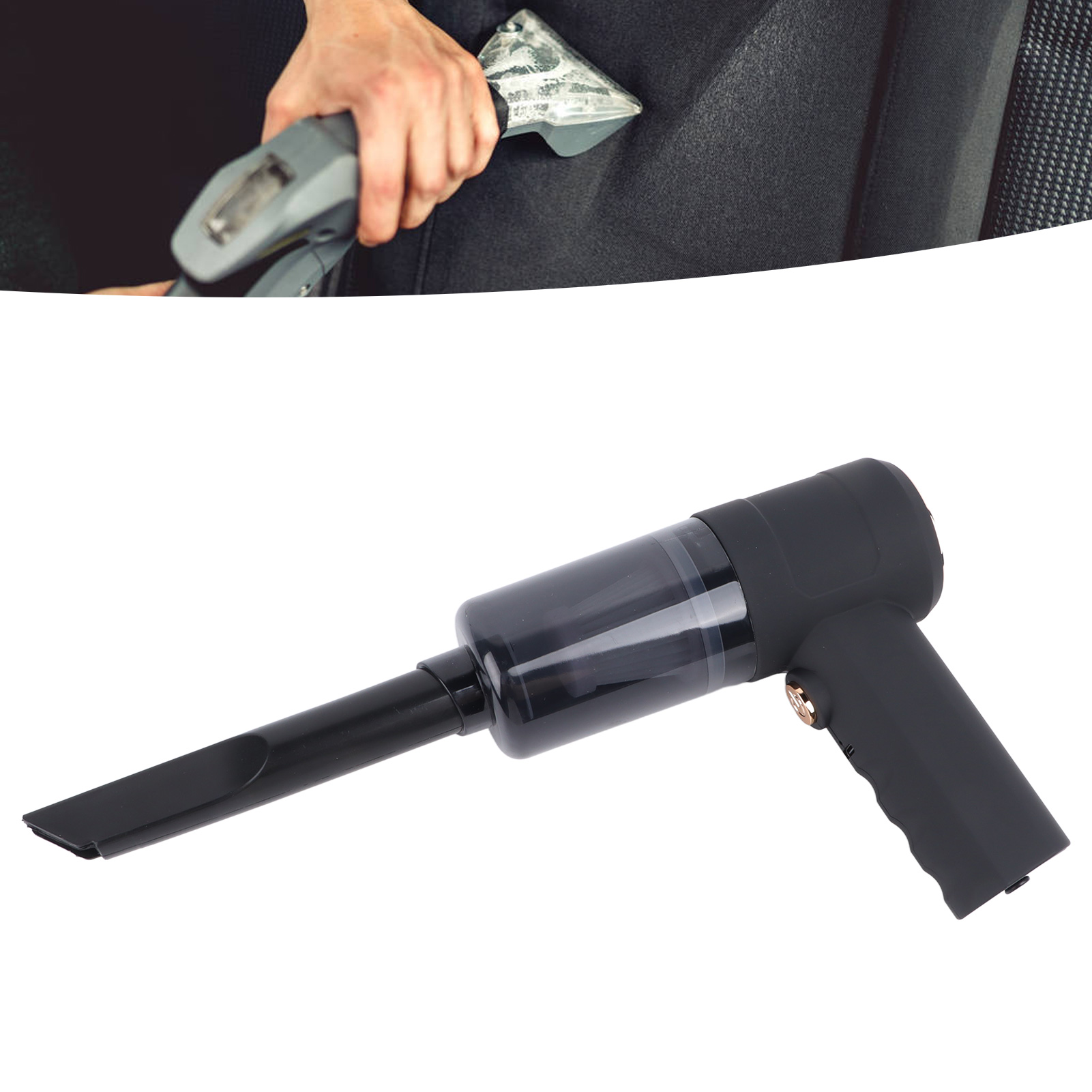 Mini-akku-staubsauger Mit Hoher Saugleistung Für Auto Und Haushalt, Tragbarer Staubsauger Für Tastatur Und Schreibtisch, Gold