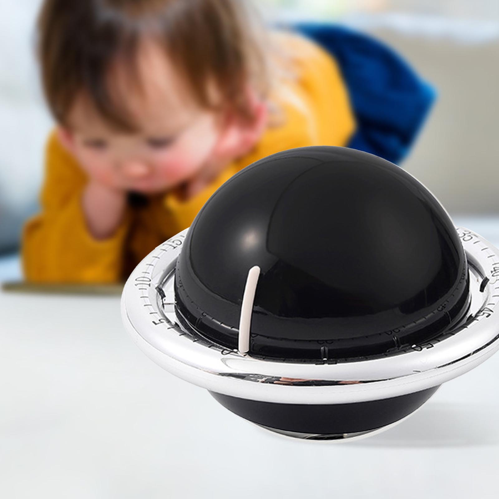 Timer, Mechanischer Küchentimer, Countdown-timer Zum Kochen, Zeitmanager Für Schüler, Wecker Mit Magnetischer Befestigung, Schwarz.