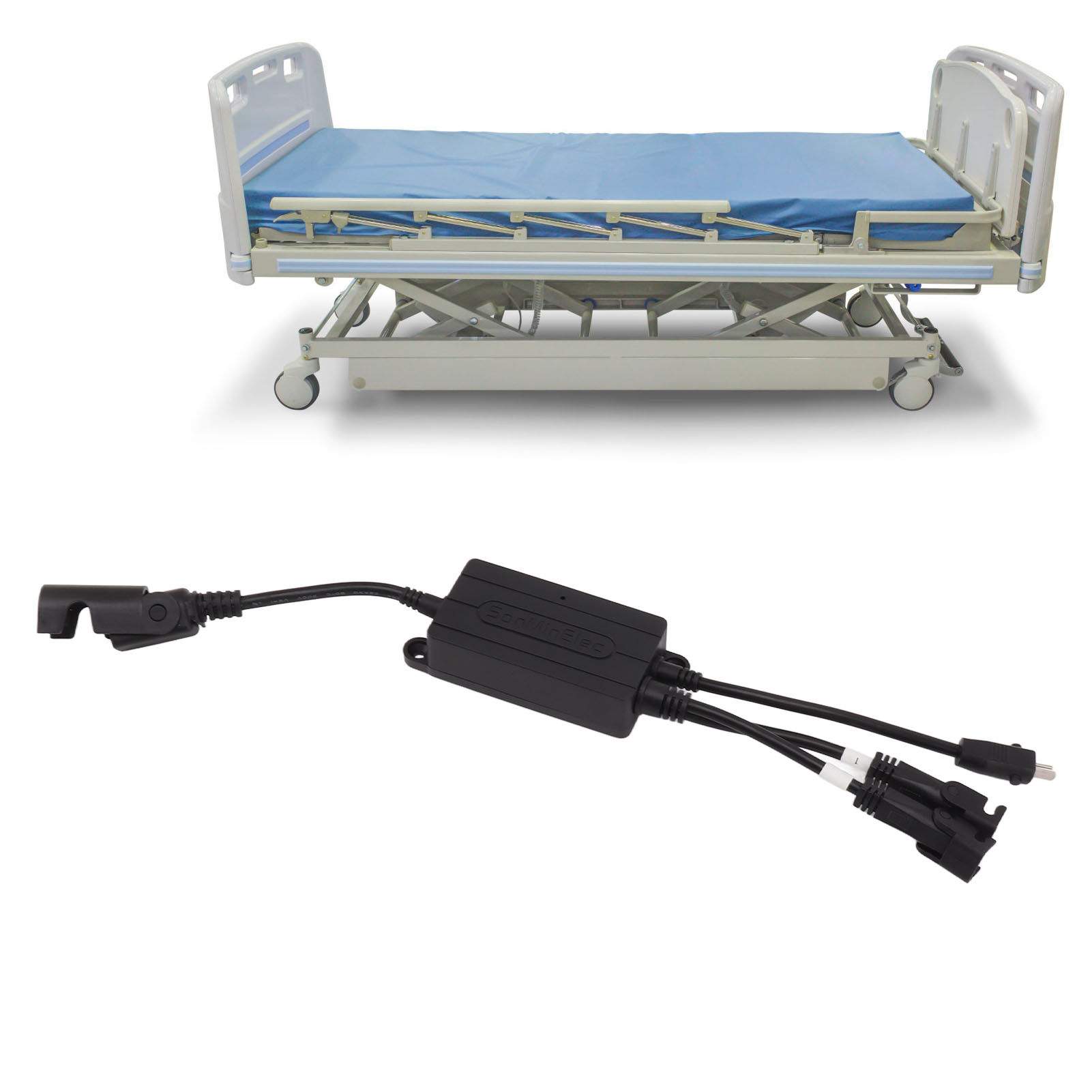 Elektrischer Bettfensteröffner, Stillbett Mit Ausklappbarem Fernseher, 2,4 Ghz Drahtlose Fernbedienung Mit Einem Motor, Ein Bis Zwei Controller.