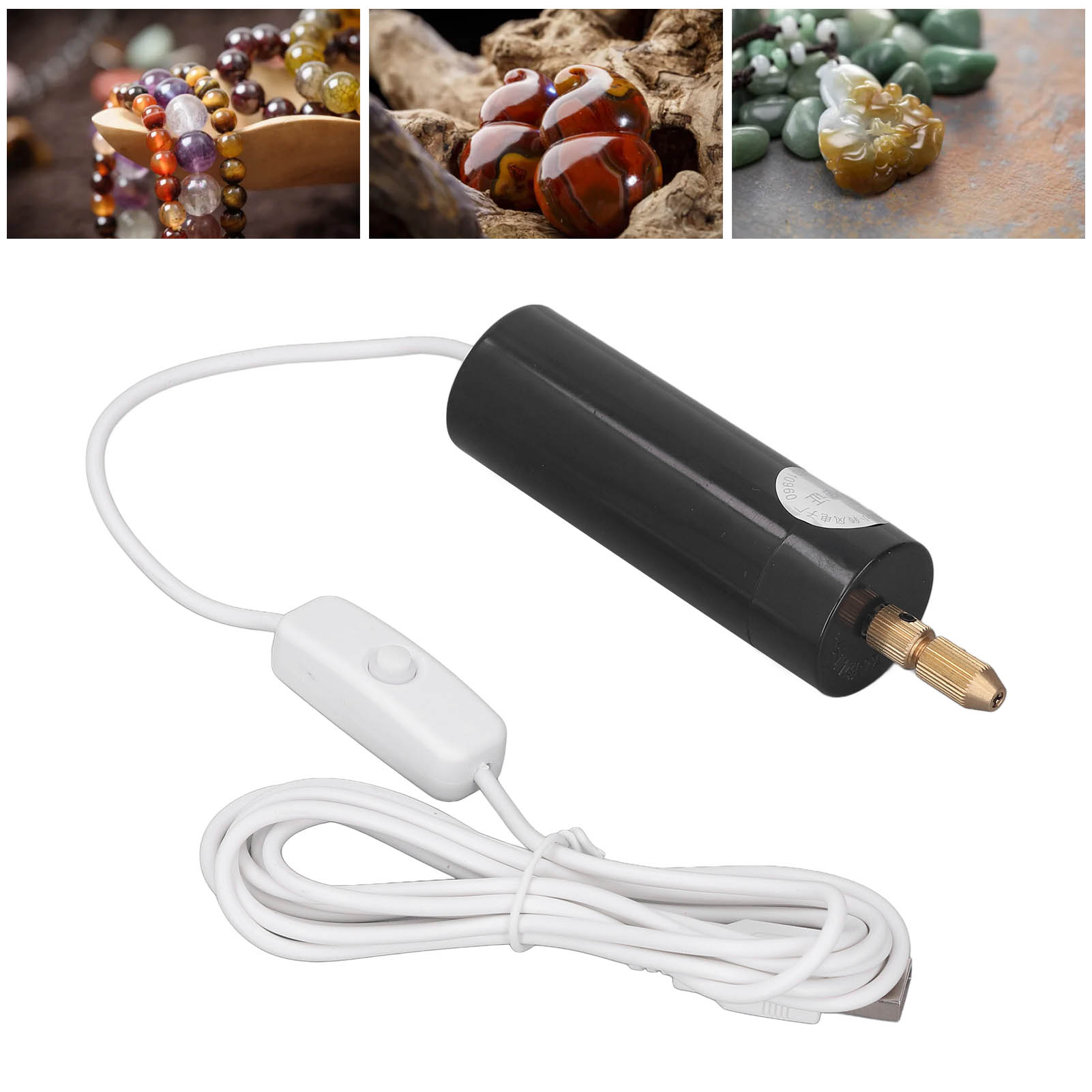 Mini-elektrobohrmaschine Zum Selberbauen Von Löchern In Harzperlen, Bodhi-samen Und Anderen Sammlerstücken, Usb-poliermaschine