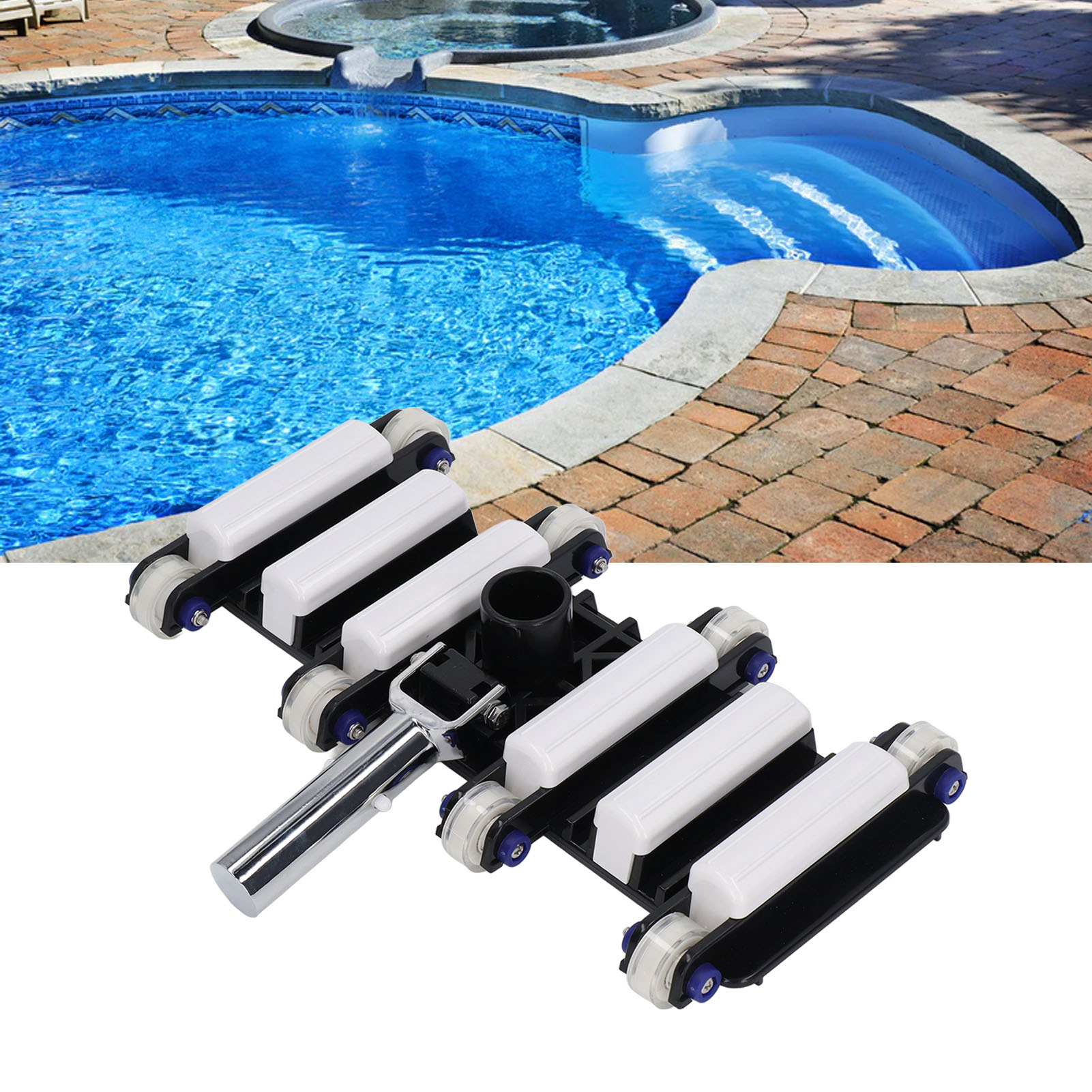 Zubehör Für Die Reinigung Von 14-zoll-pools Mit Bürste, Poolkopf Und Hochleistungssaugkopf.