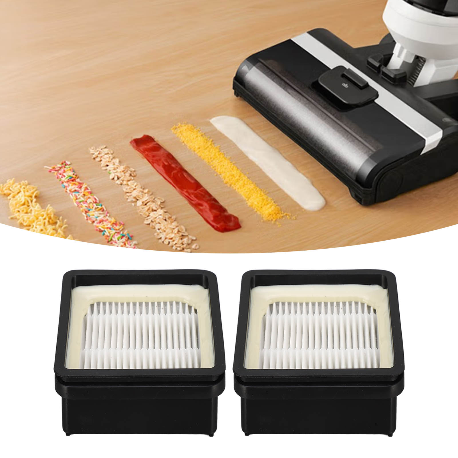 Kompatibel Mit Zubehör, Filtern, Kartuschen Und Filtern Der Midea X8/x9/x9 Pro Bodenreinigungsmaschinen.