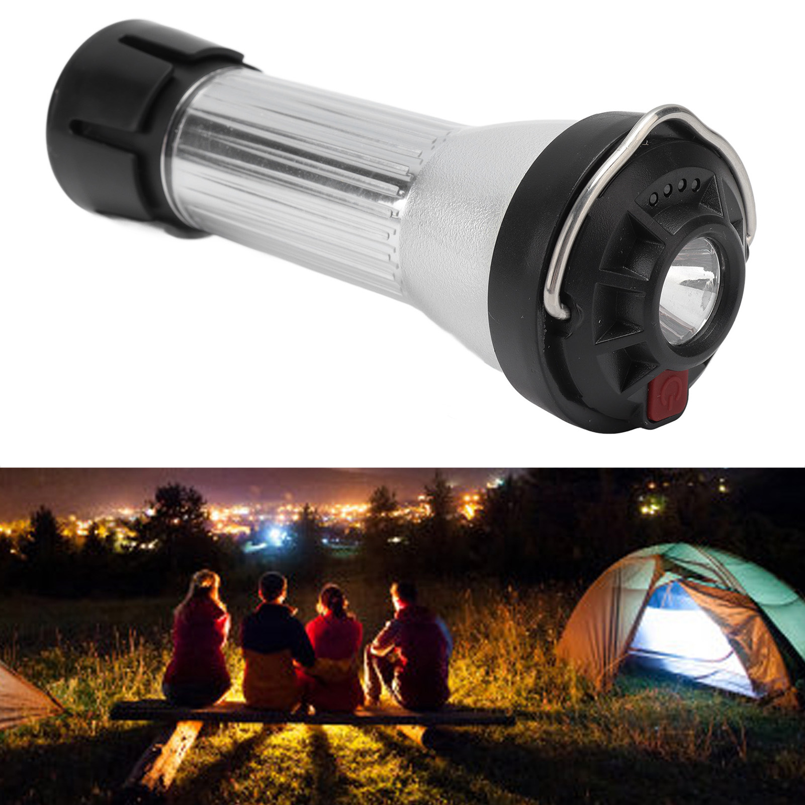 Outdoor-campinglampe, Tragbare Led-lampe, Ambientebeleuchtung Für Camping, Magnetische Notfalltaschenlampe