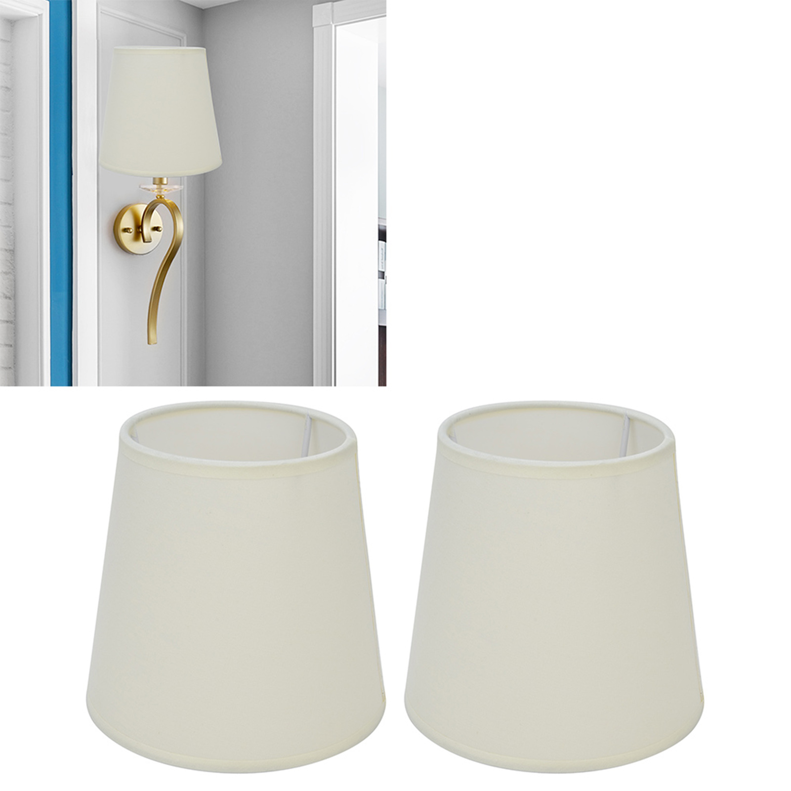 Lampenschirm Aus Stoff, Europäischer Minimalistischer Stil, Geeignet Für Kerzenlampen Mit E14-schraubsockel, Stehlampen, Tischlampen, Pendelleuchten, Wandleuchten, Px17.