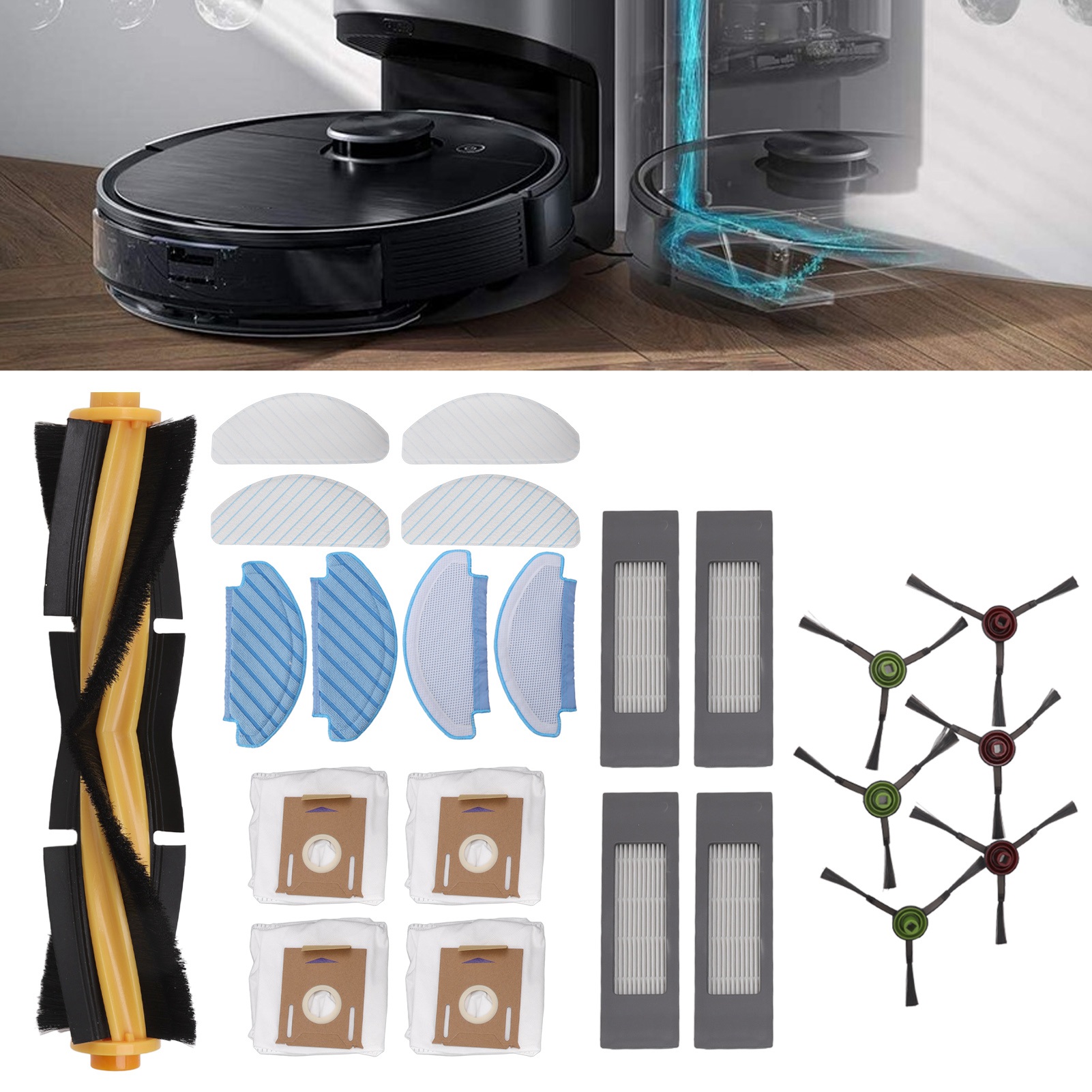 Zubehörset Für Ecovacs Deebot Ozmo T8/t8aivi/n8pro Plus Saugroboter