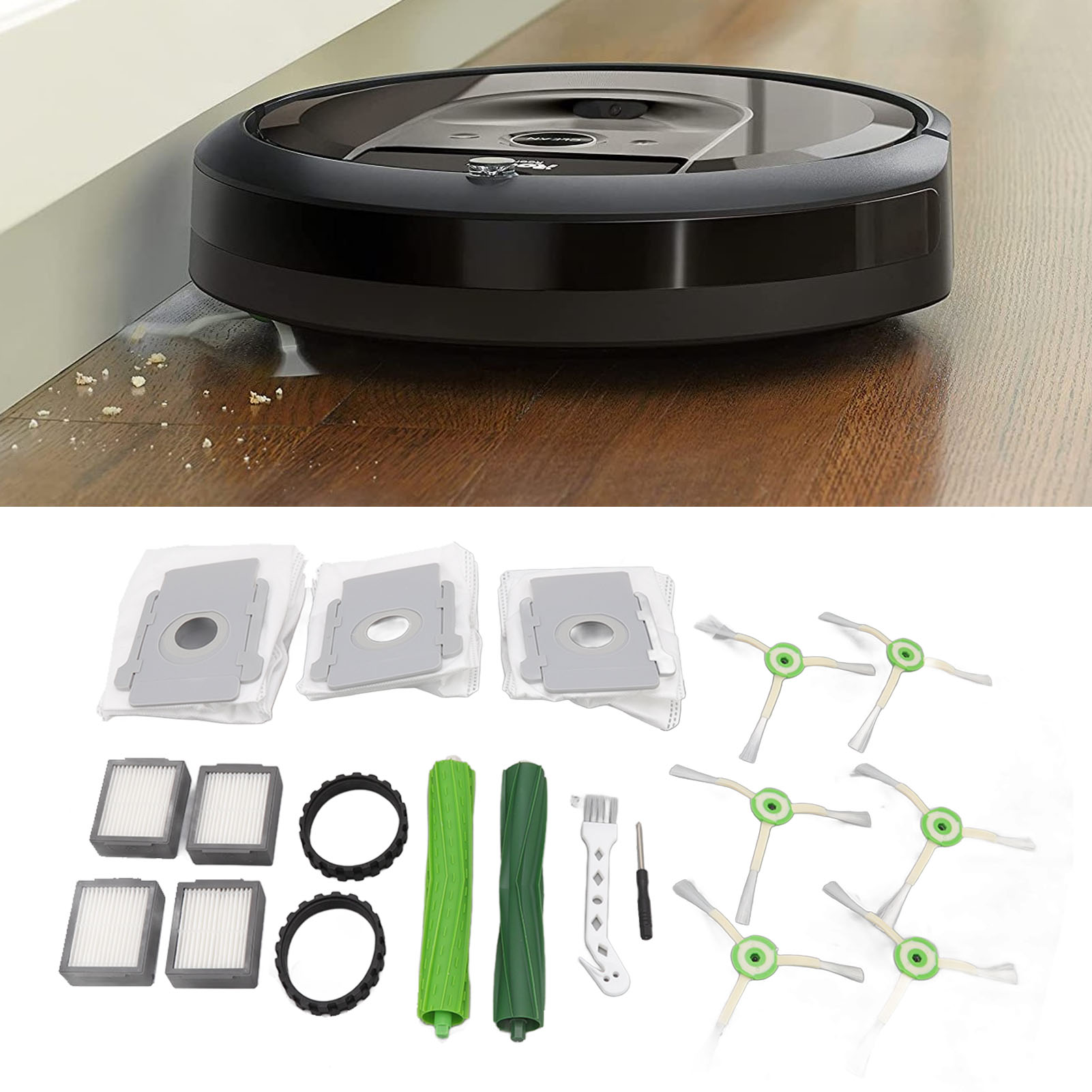 Zubehör Für Irobot Roomba I7/i6/i8/i3 Plus/e5/e7 Saugroboter