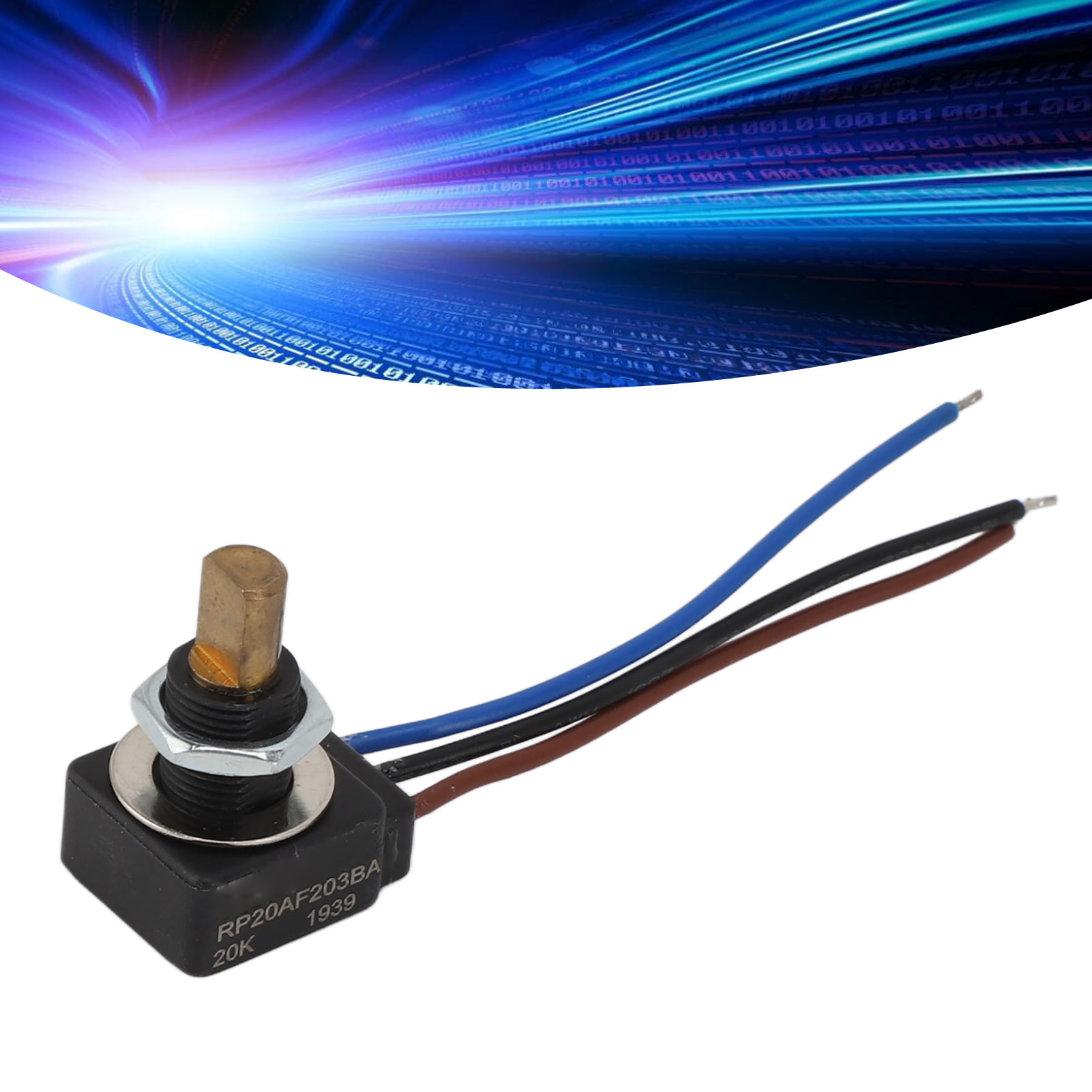 Rp20 Langlebiges Drehpotentiometer Mit Drehknopf Und Separatem, Einstellbarem Widerstand
