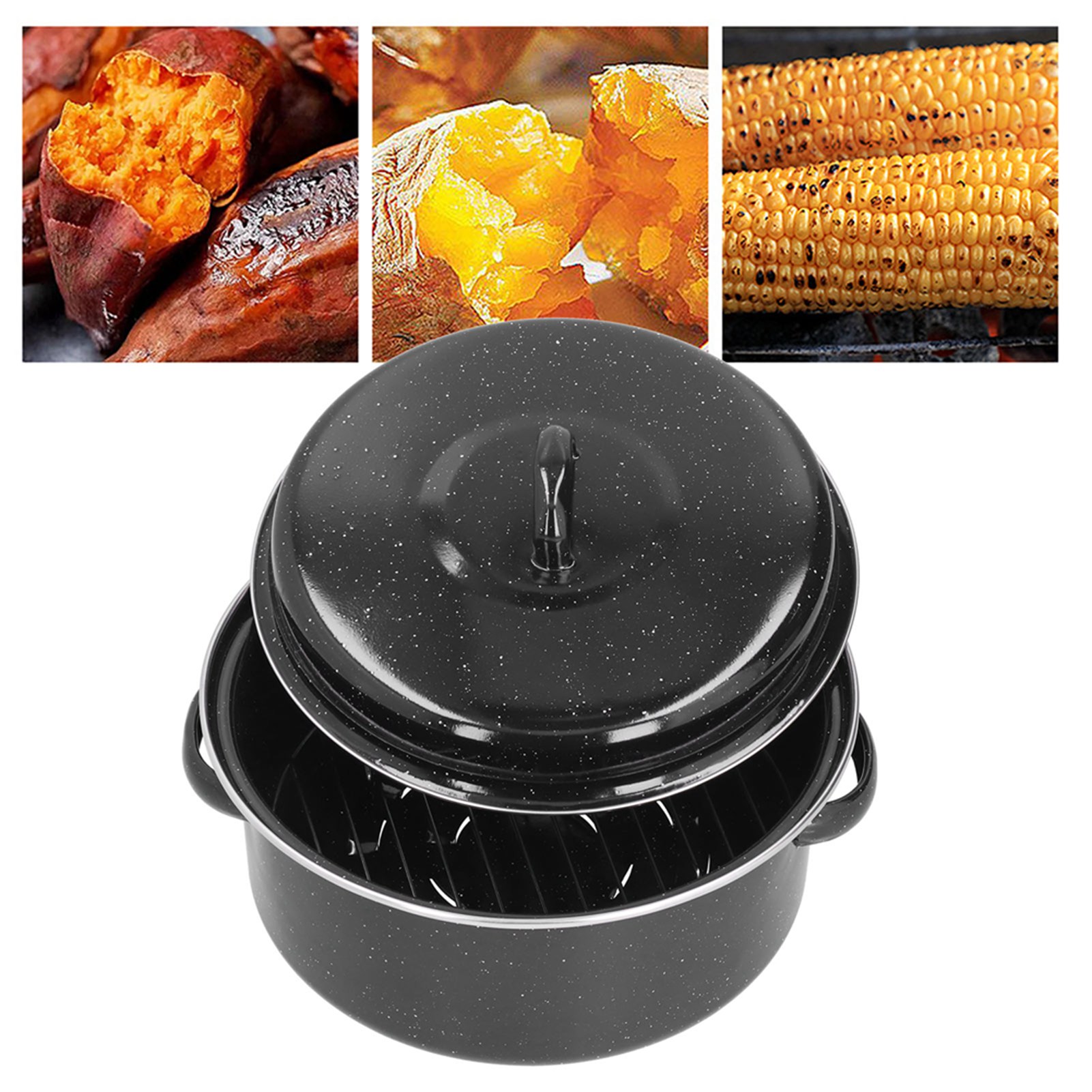 Geröstete Kastanien, Hausgemachtes Barbecue, Geröstete Süßkartoffeln, Grillfleischplatte, Koreanisches Barbecue, Süßkartoffeleintopf