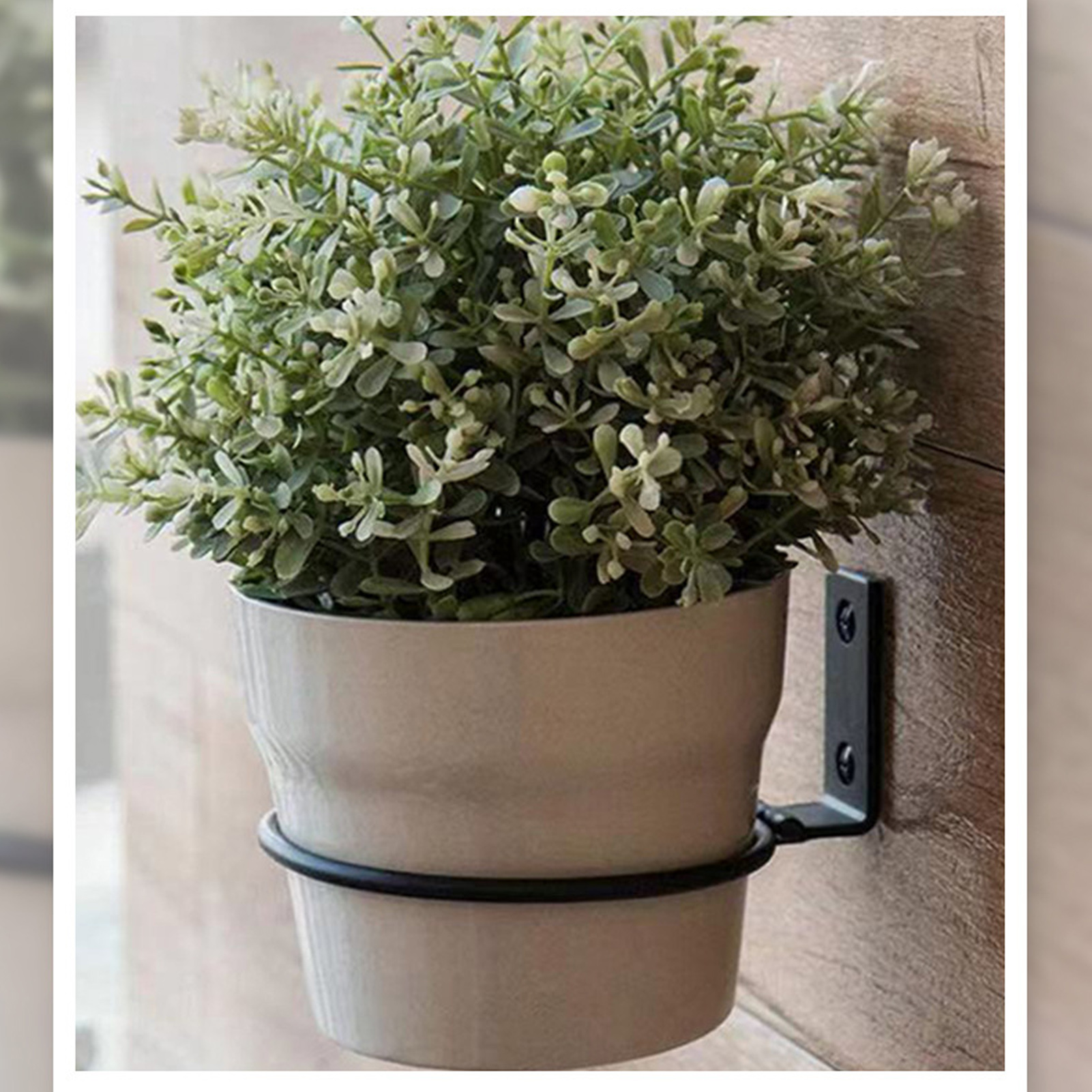 Runde Wandhaken Für Blumenampeln, Wandhalterungen Für Blumentöpfe, Metallhalterungen Für Den Innen- Und Außenbereich, 15 Cm, 3er-set