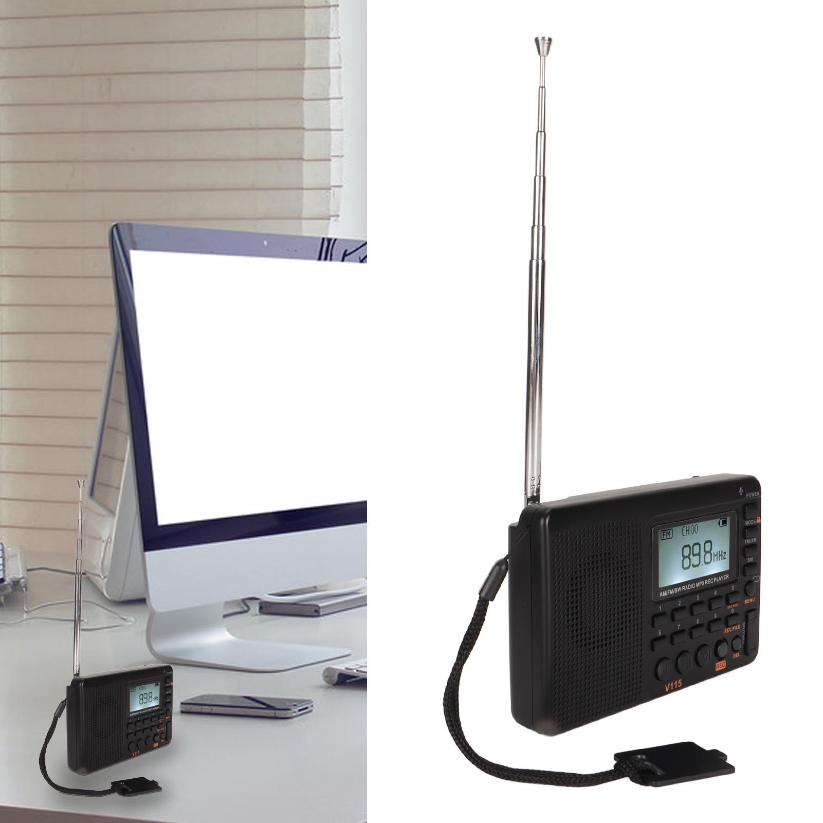 Radio V-115, Vollbandradio, Rekorder, Fm/am, Mp3-player