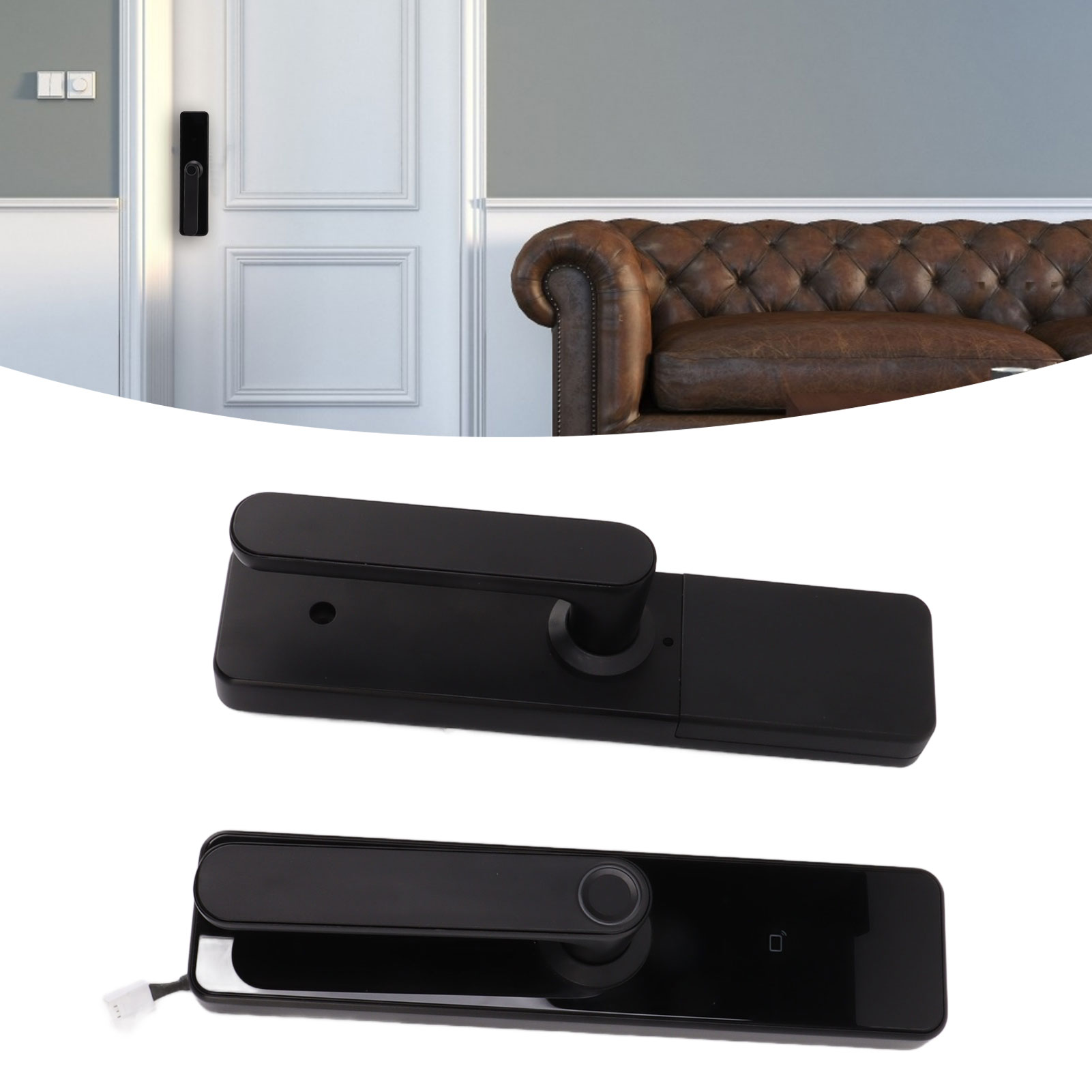 Elektronisches Bluetooth-diebstahlsicherungsschloss Für Zuhause, Intelligentes Türschloss Für Innentüren, Fingerabdruckschloss