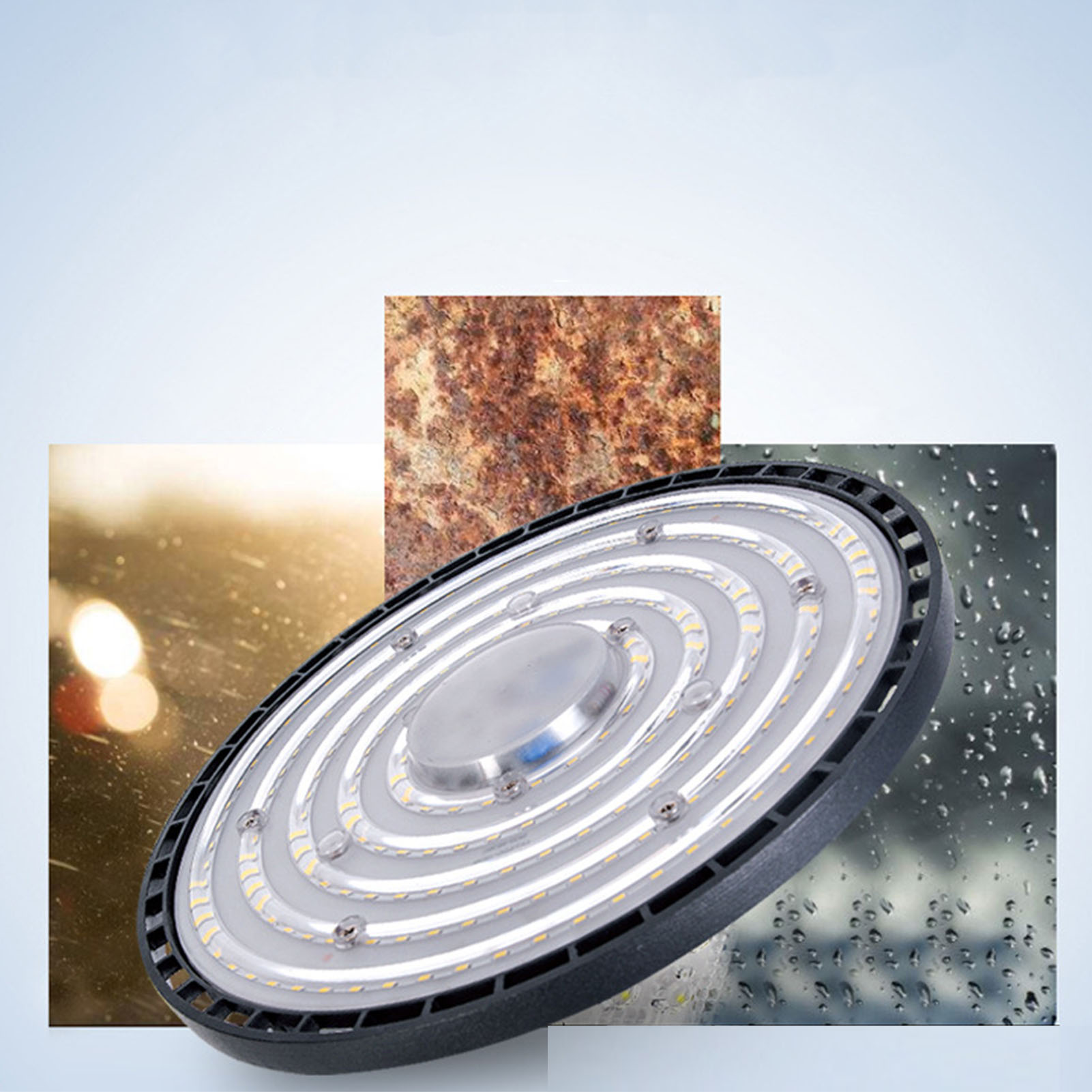 Scheinwerfer, Grubenlampe, Industrielampe, Lager-/stadionlampe, Ufo-lampe, Werkstatt-/fabrik-hängeleuchte, 100 W, 6500 K