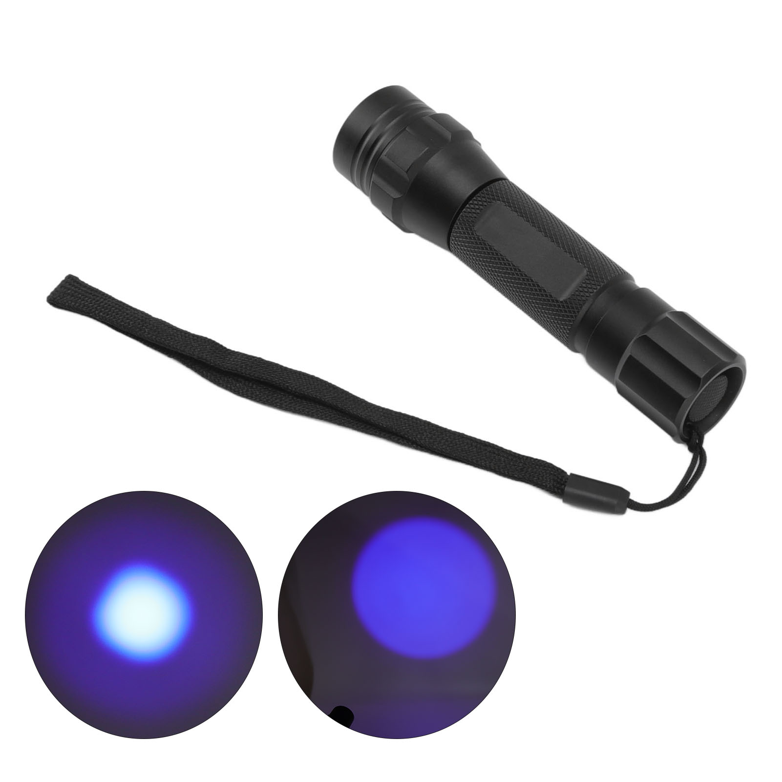 395nm Uv-taschenlampe, Leistungsstarke Tragbare Led-uv-lampe, Ultraviolettlichtdetektor Für Haustierurinflecken, Skorpionflecken Und Steine.