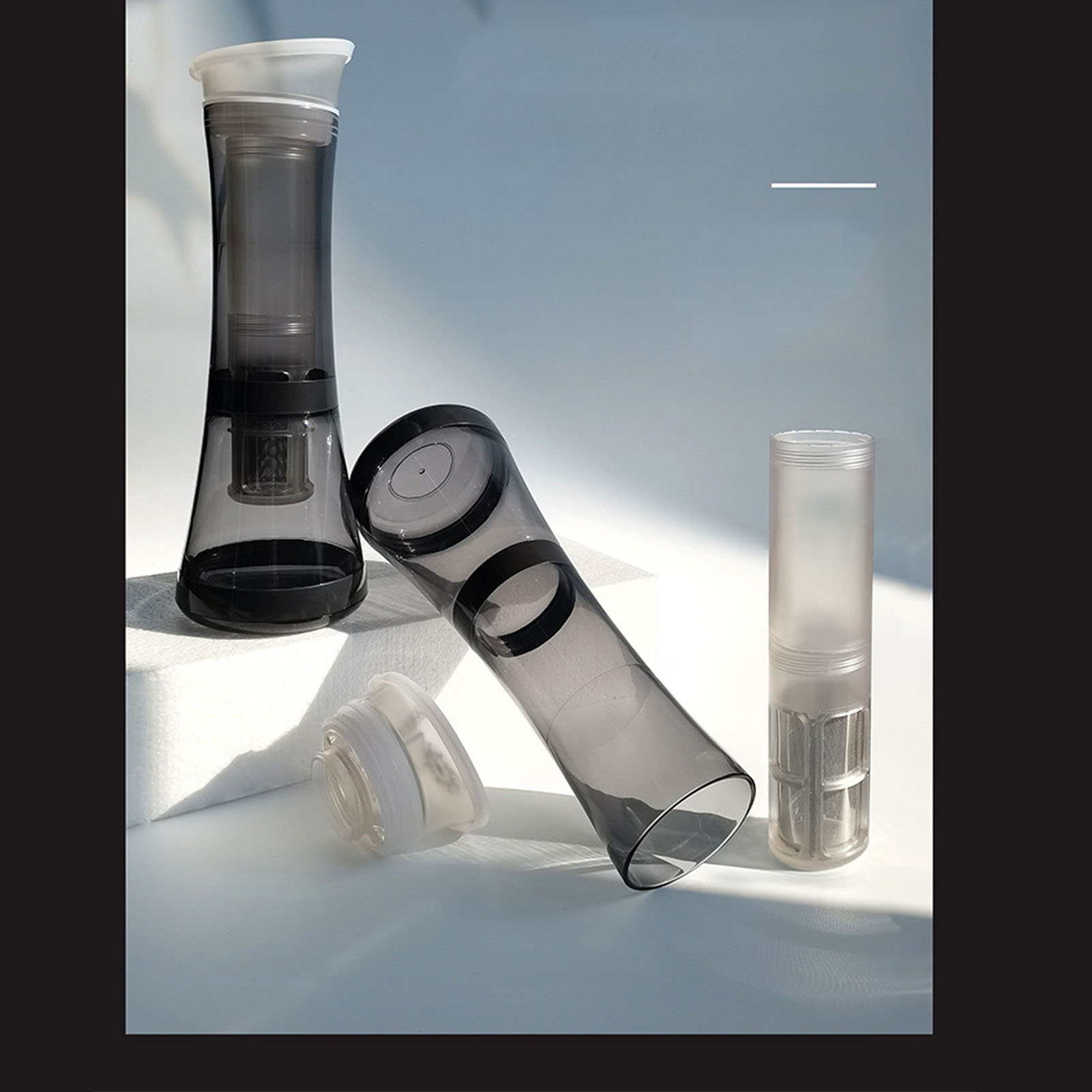 1000-ml-kaltbrüh-kaffeemaschine, Hitzebeständiger Wasserkocher, Teekanne Für Kräutertees Und Früchtetees, Tragbarer Tee-infuser