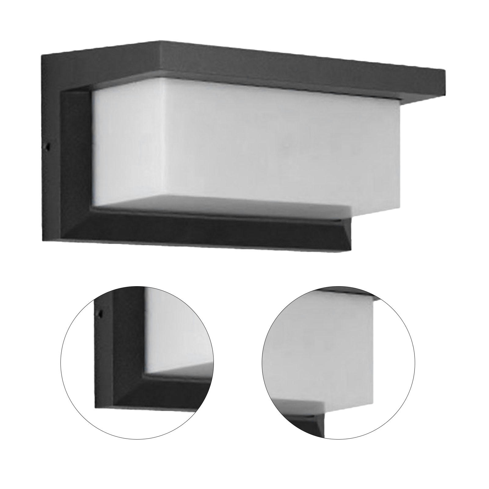 Wasserdichte Led-wandleuchte Im Retro-stil Für Den Außenbereich, Geeignet Für Balkone, Innenhöfe Und Terrassen.