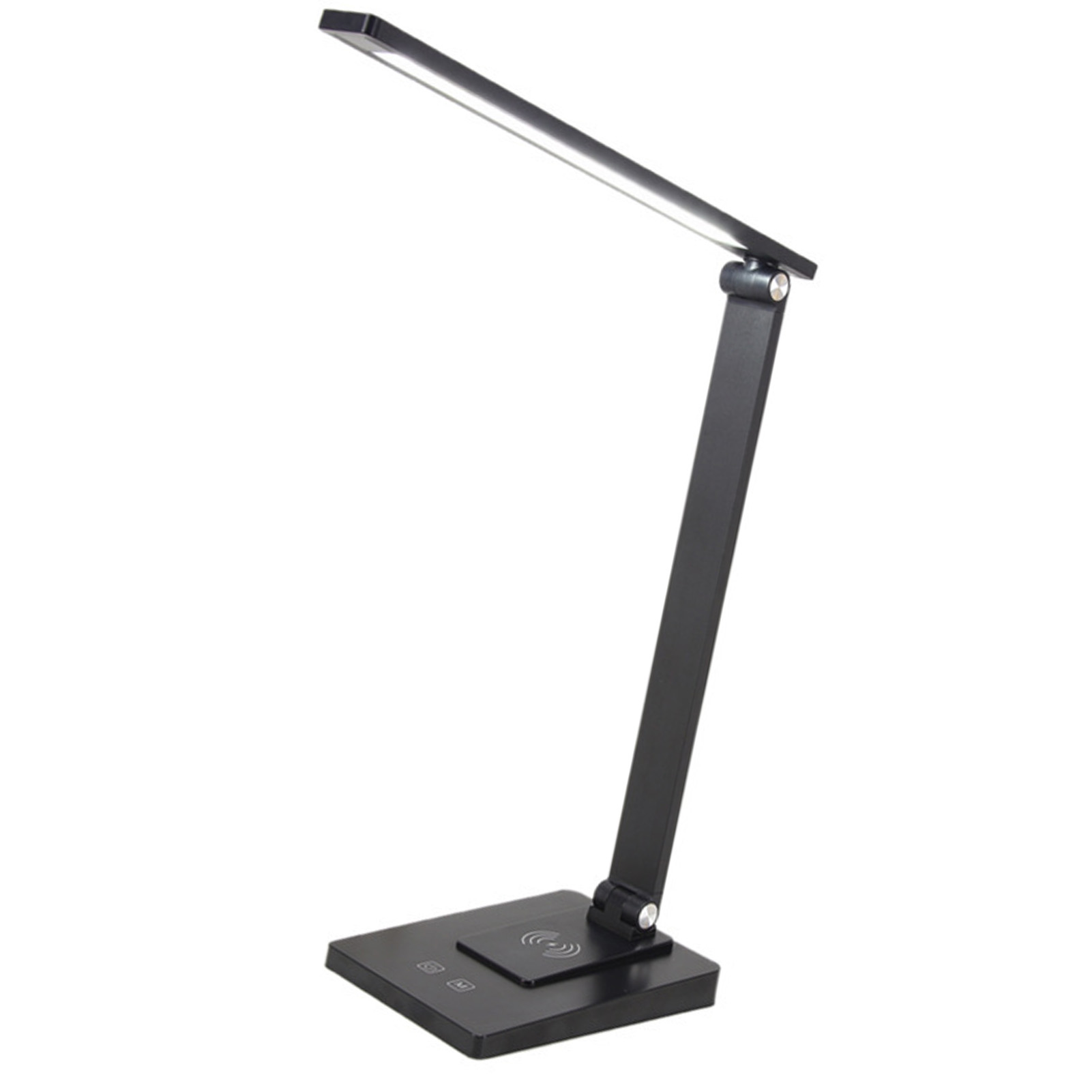 Led-schreibtischlampe Für Schüler, Augenschutz, Wiederaufladbar, Doppelt Verwendbar, Faltbar, Kabelloses Laden Über Usb, Nachttischlampe.