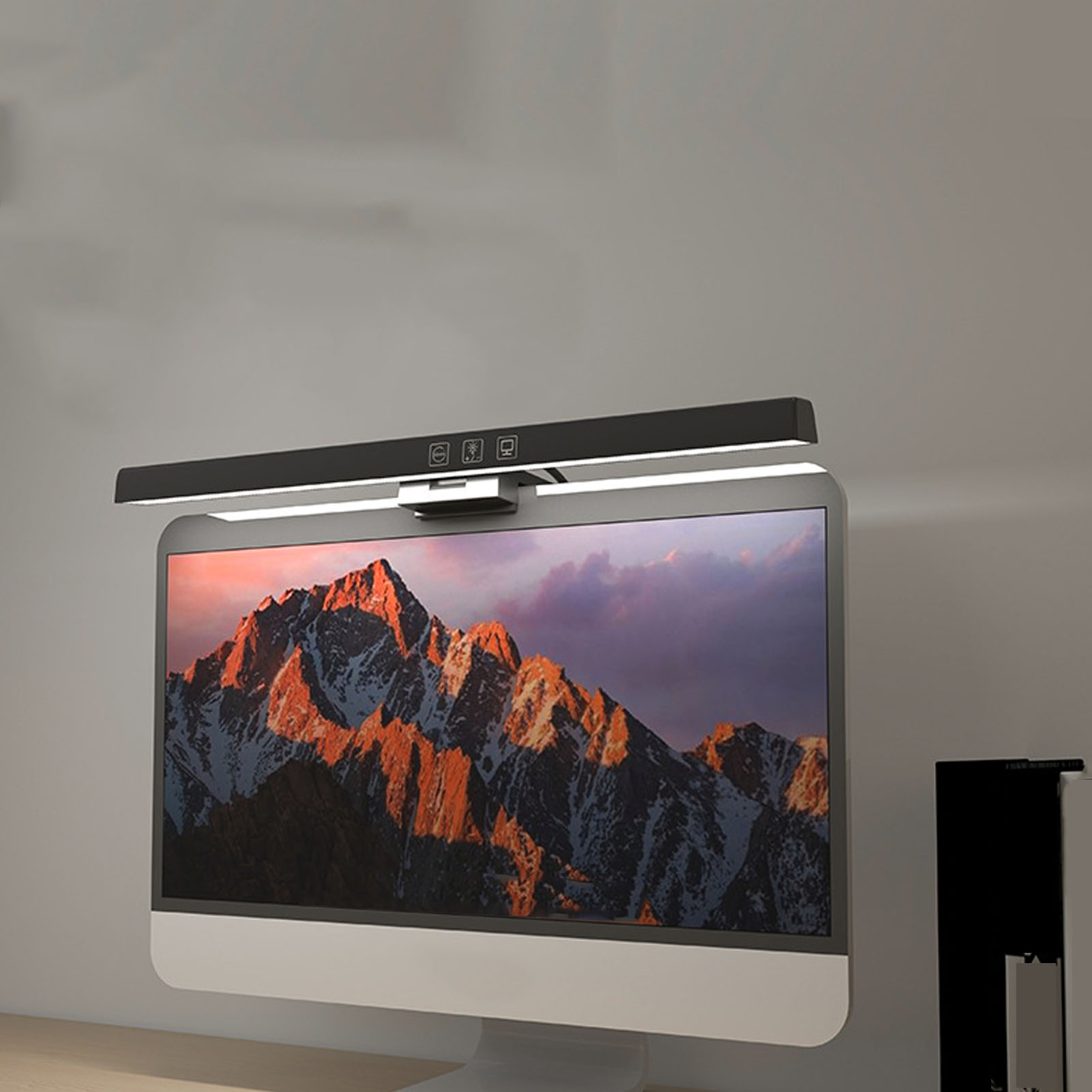 Asymmetrische Led-schreibtischlampe Mit Blaulichtfilter Für Computerbildschirme, Pendelleuchte