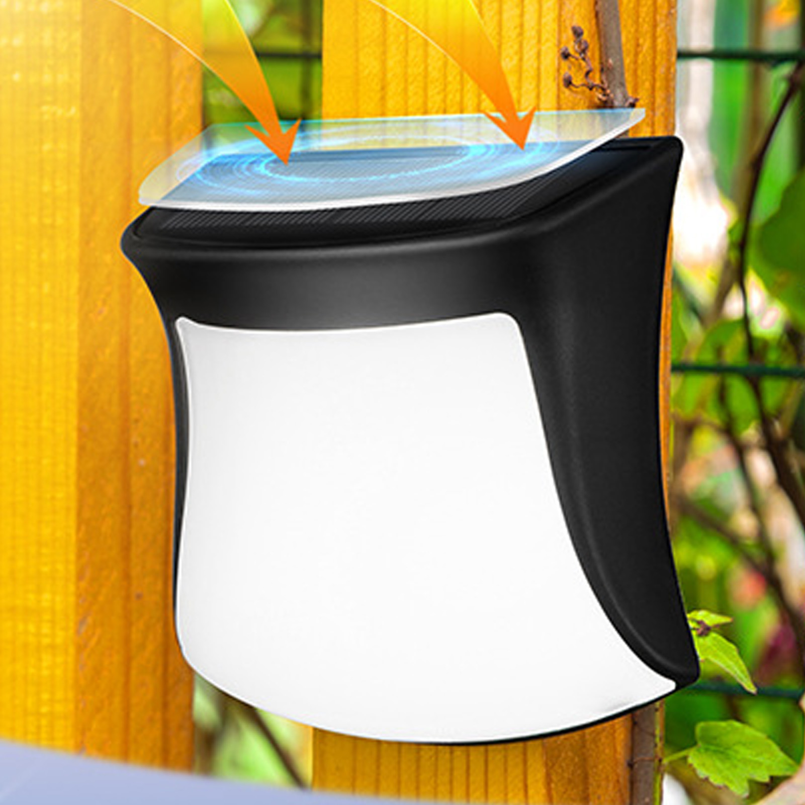Solar-wandleuchte, Außenbeleuchtung Für Hof, Zaun, Gartendekoration, Wasserdichte Solarlampe