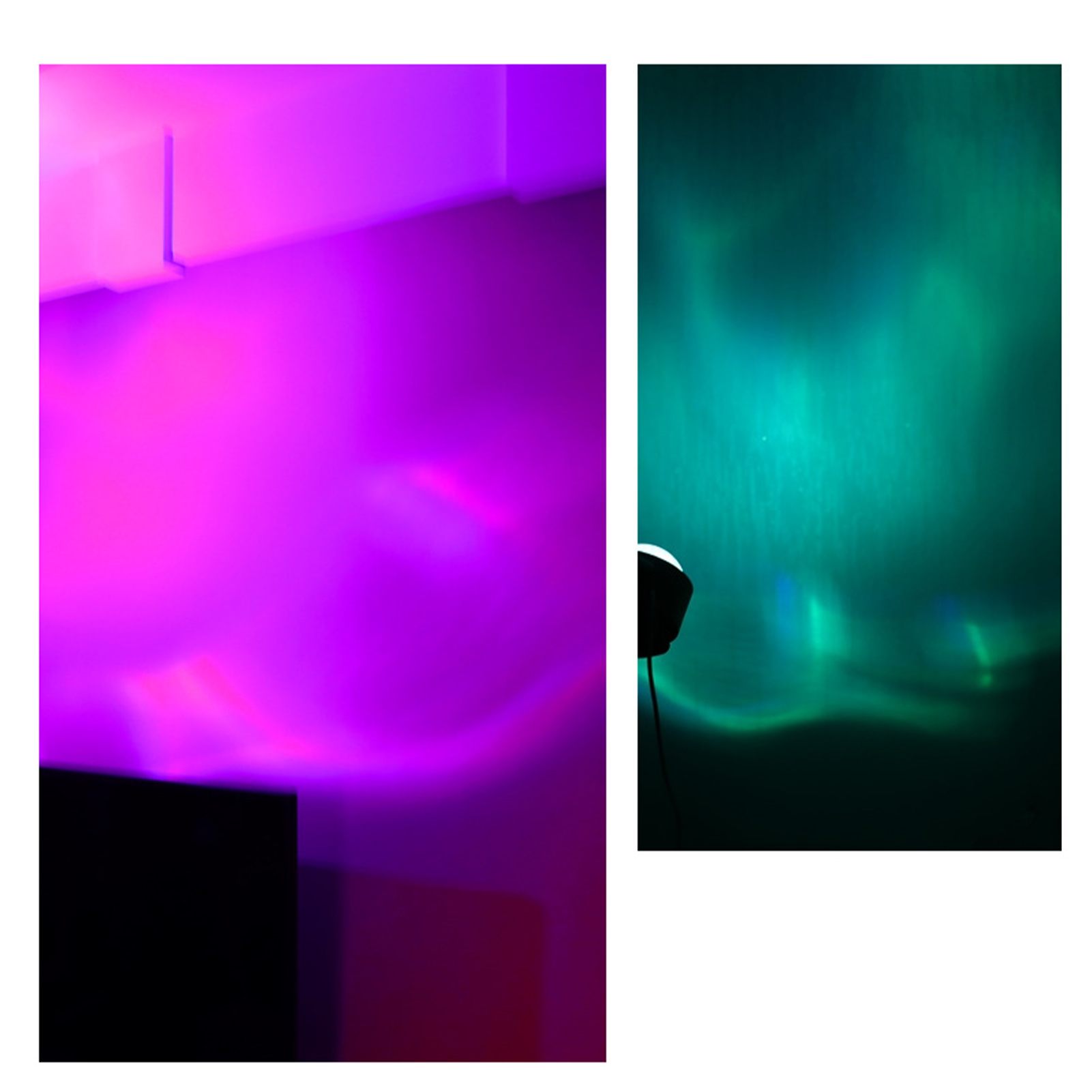 Rotierende Stimmungsleuchte Mit Wasserwelleneffekt, Nachtlicht, Tischleuchte, Lampe Mit Wasserwelleneffekt Zum Filme Schauen, Kreatives Dynamisches Licht, 16-farbige Dimmfunktion.