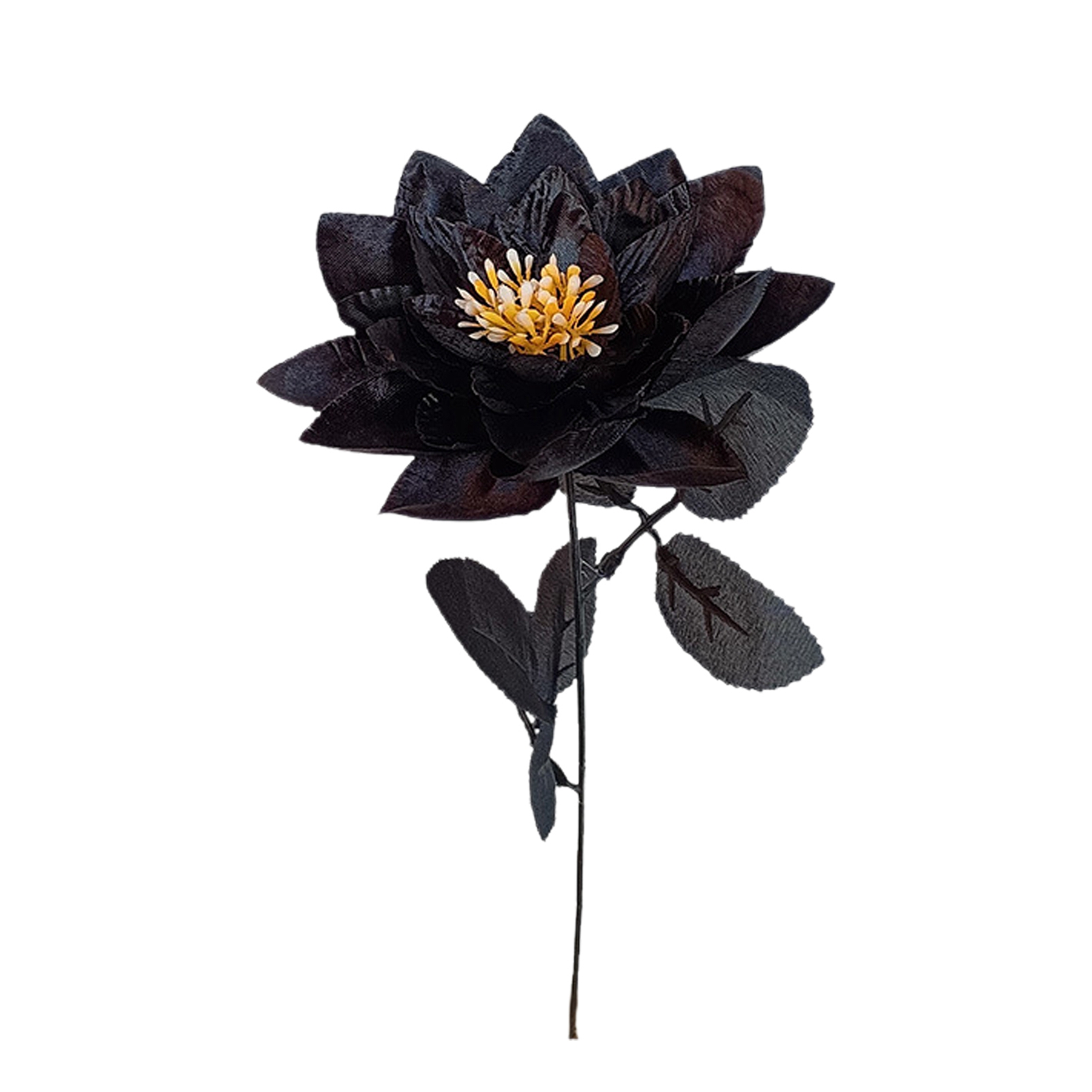 Künstliche Schwarze, Einstielige Lotusblume Für Die Innendekoration - Schwarzer Lotus